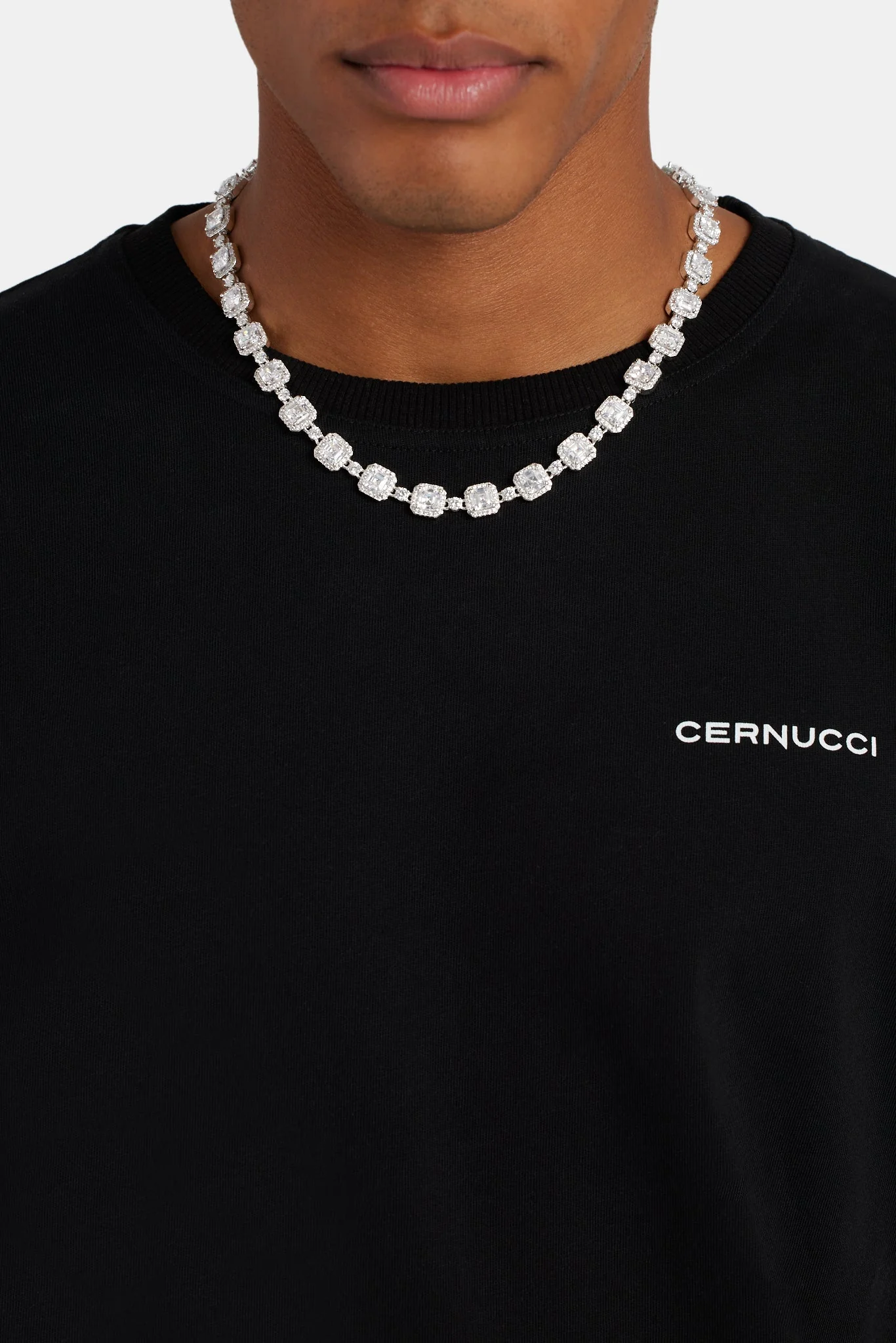 10mm Iced CZ Bezel Tennis Chain - Image 2