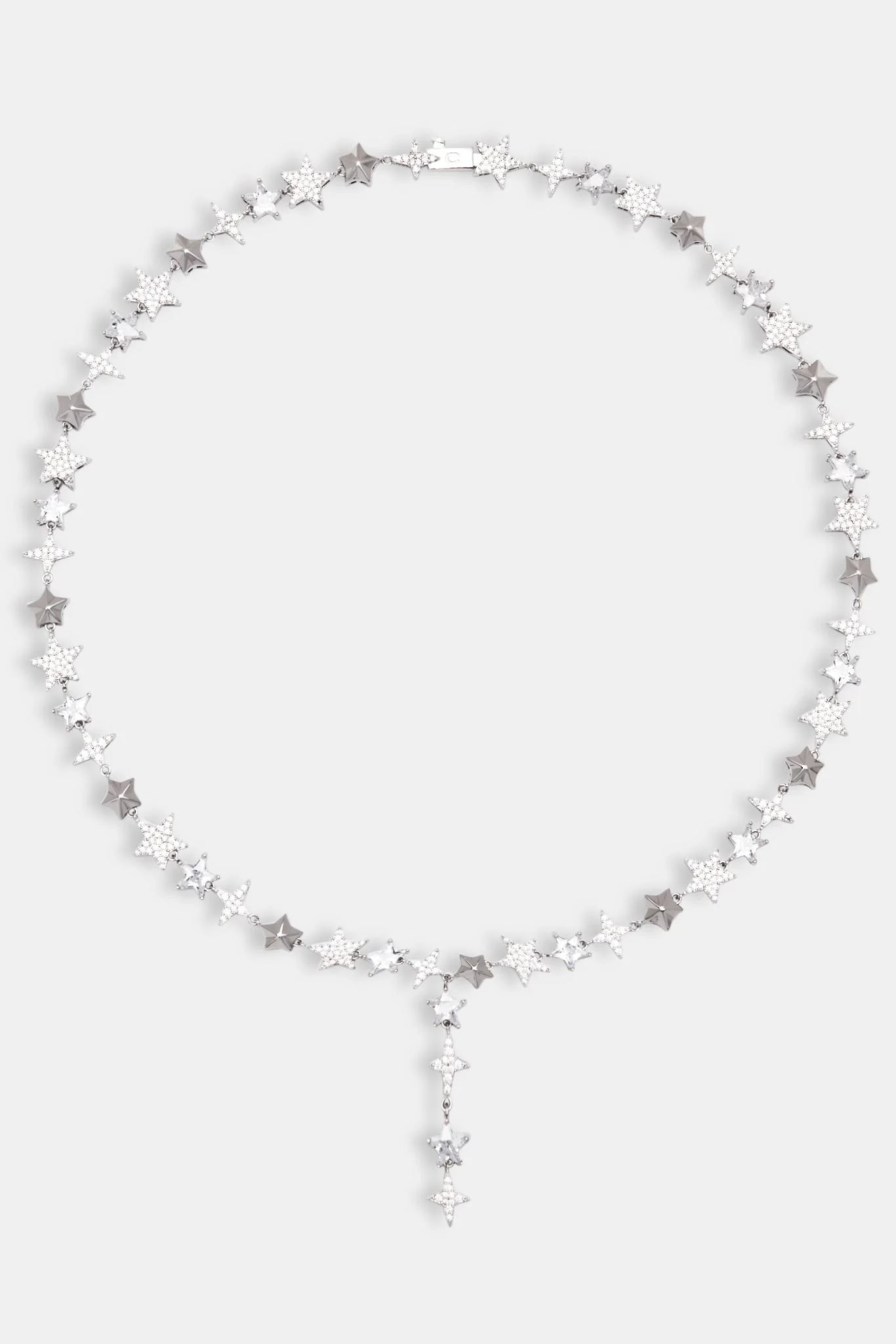 10mm Iced CZ Star Drop Tennis Chain - Image 3