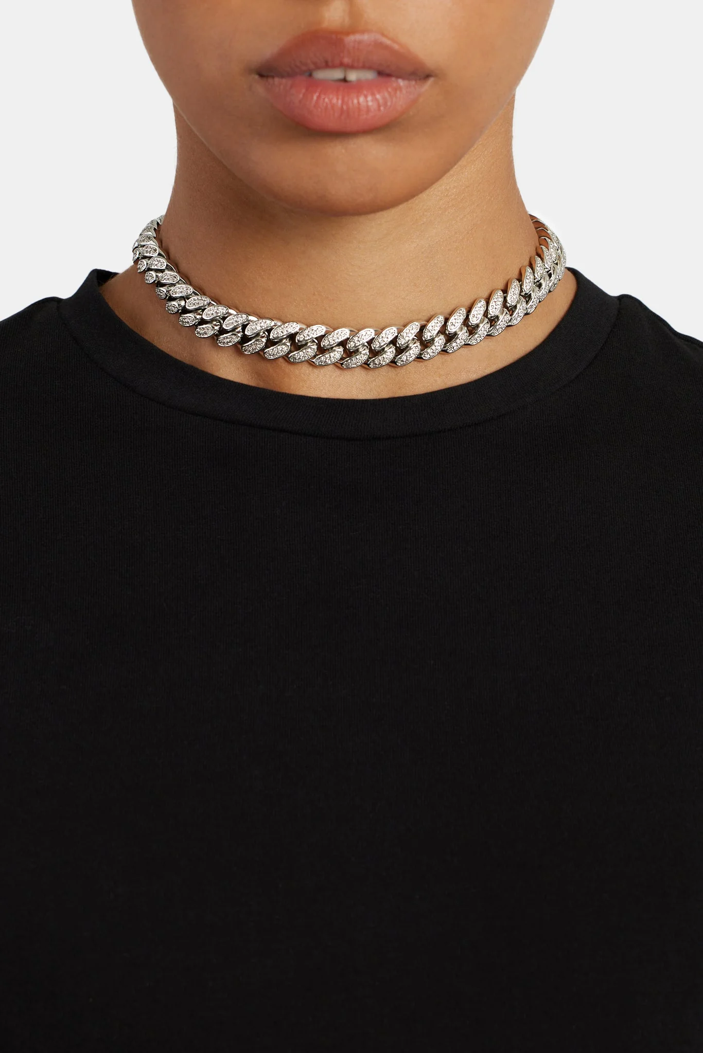 12mm Iced Out Cuban Choker - Image 2
