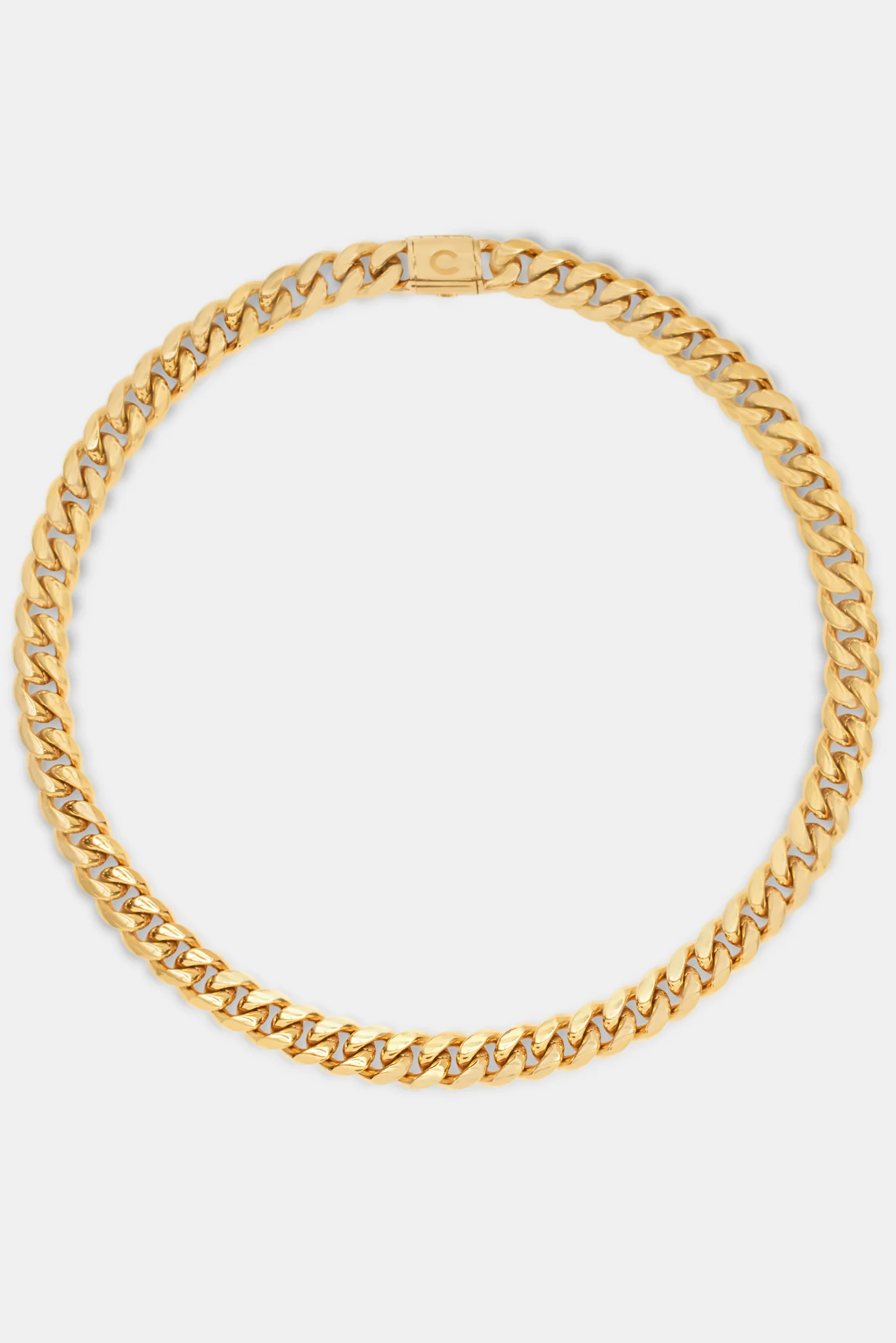 12mm Miami Cuban Link Chain - Gold - Image 4