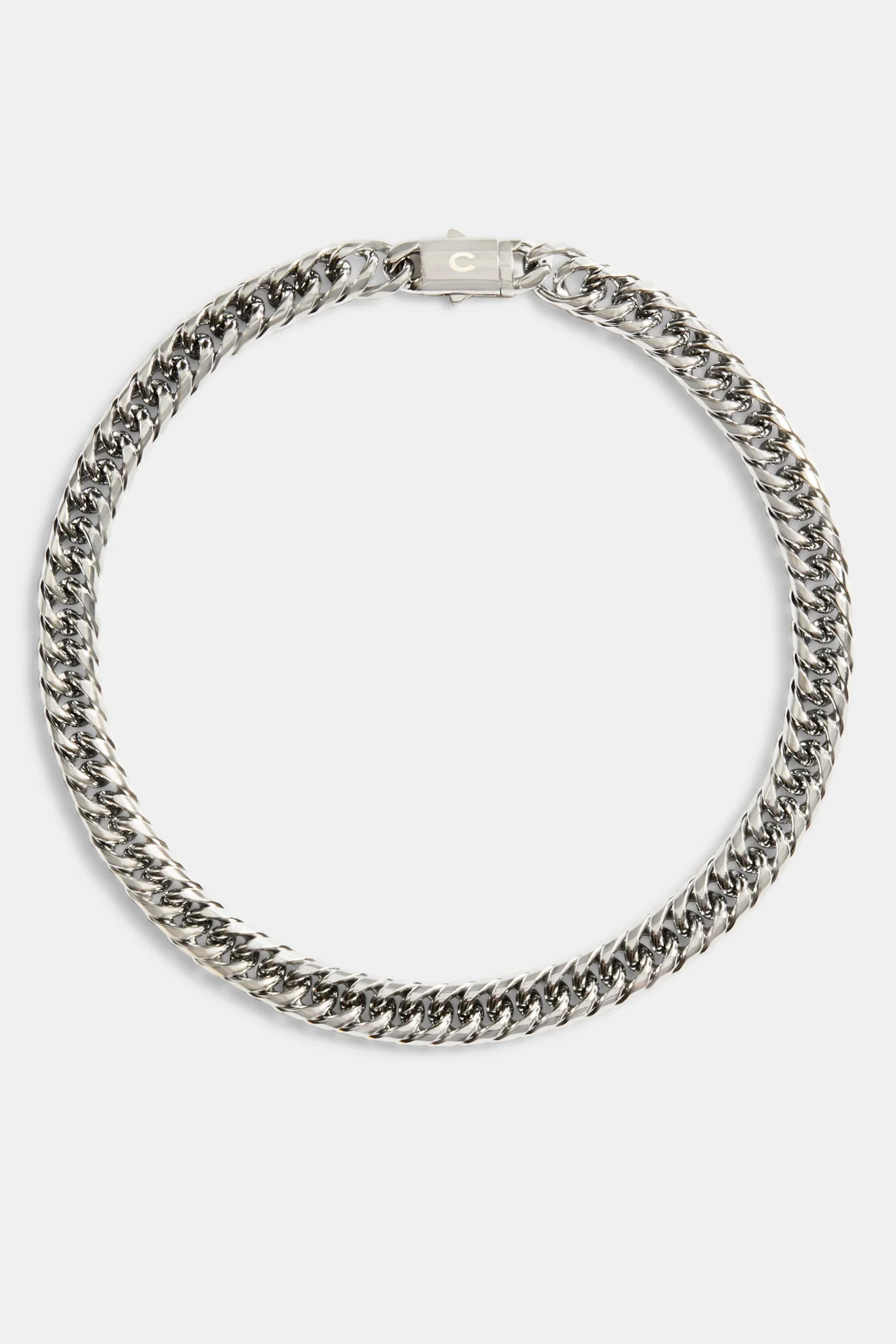 13mm Polished Cuban Link Chain - Stainless Steel - Image 2
