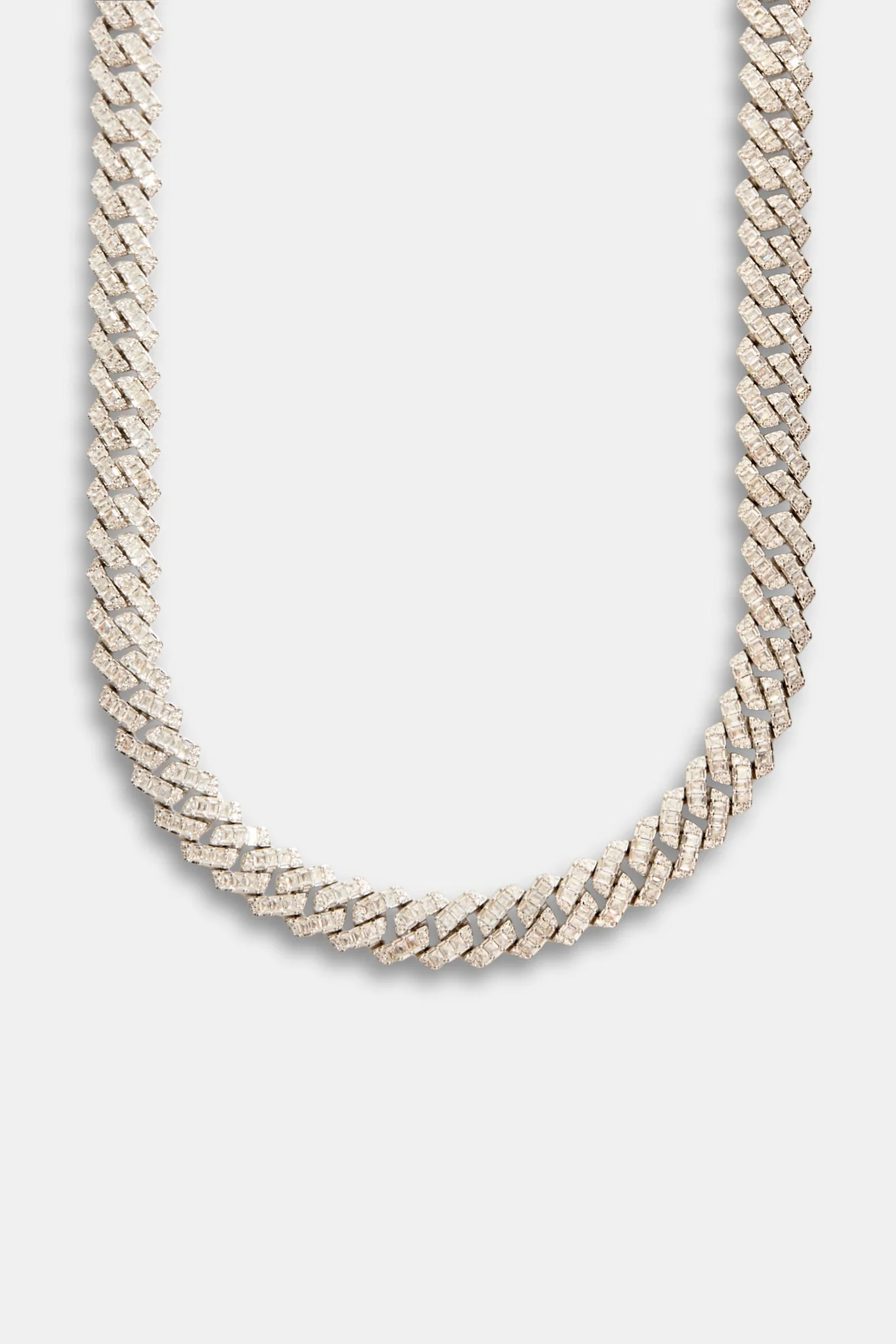 14mm Baguette Prong Cuban Choker - Image 2