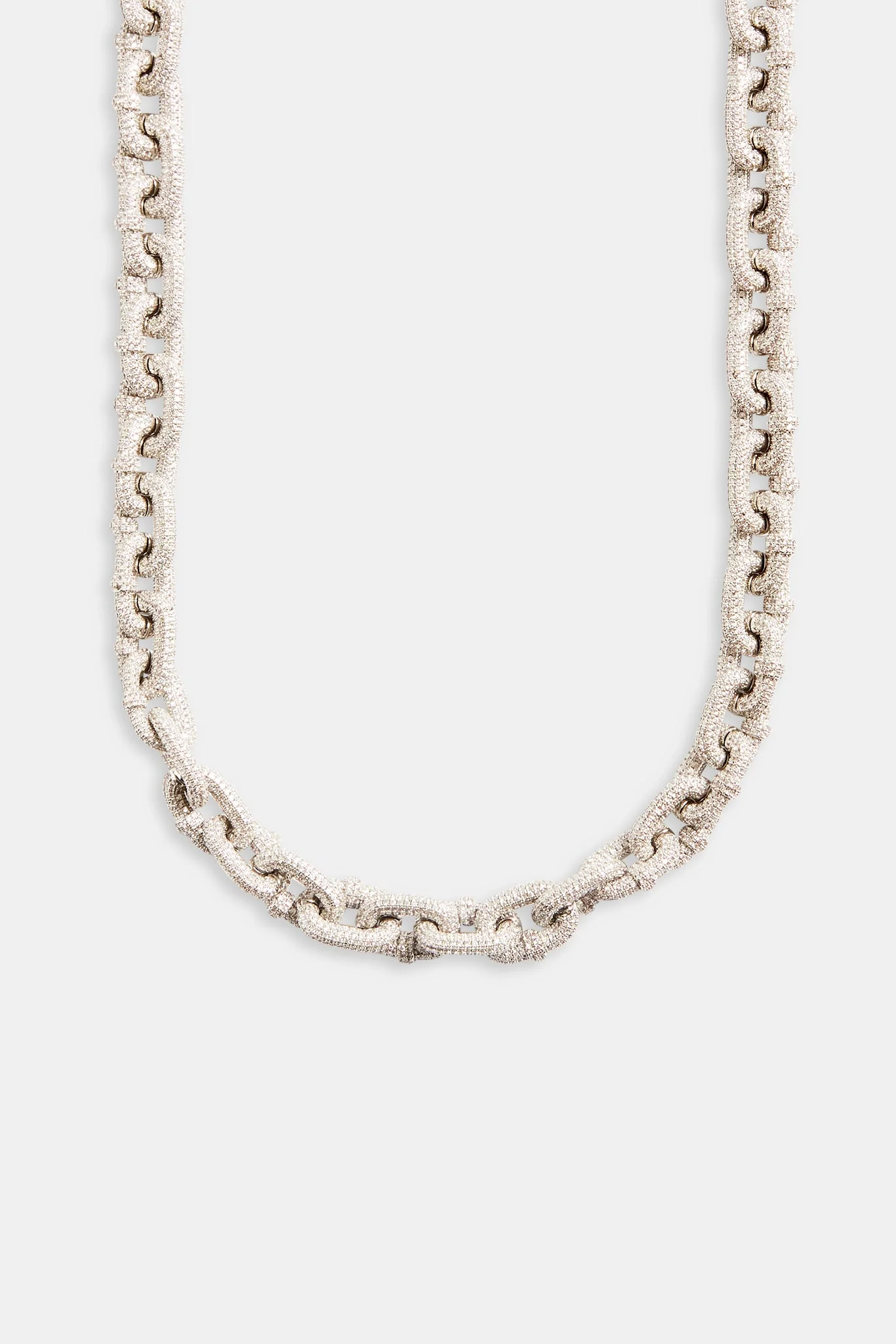 14mm Iced Chunky Link Pave Chain - Image 2