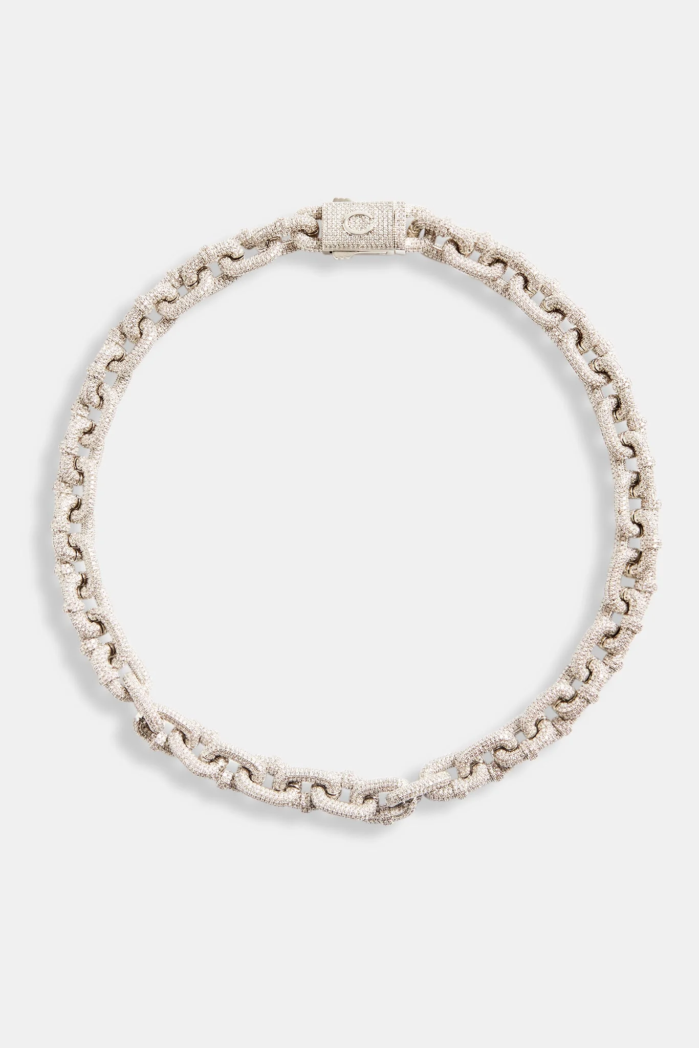 14mm Iced Chunky Link Pave Chain - Image 3
