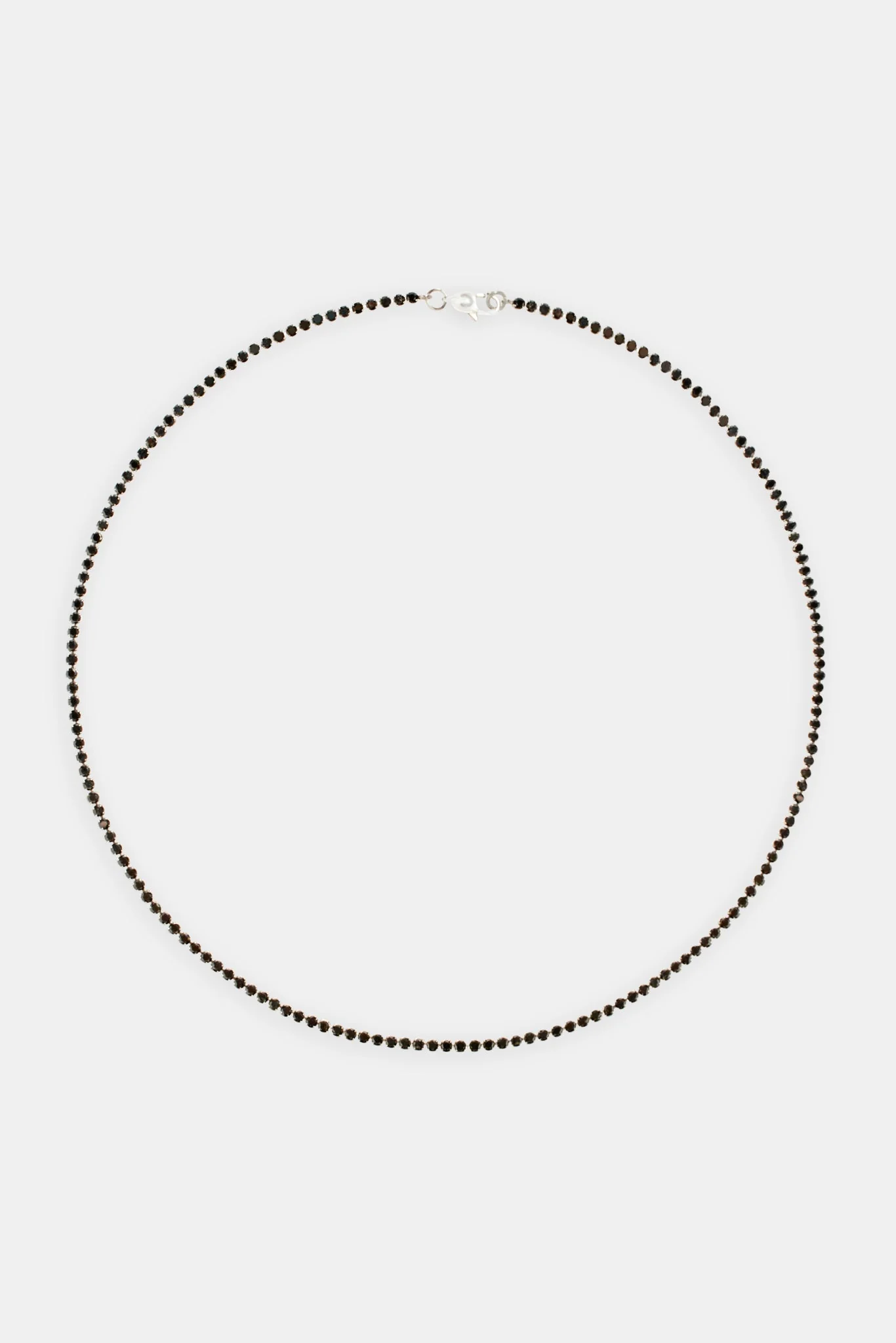 2.5mm Iced Black Micro Tennis Chain - Image 2