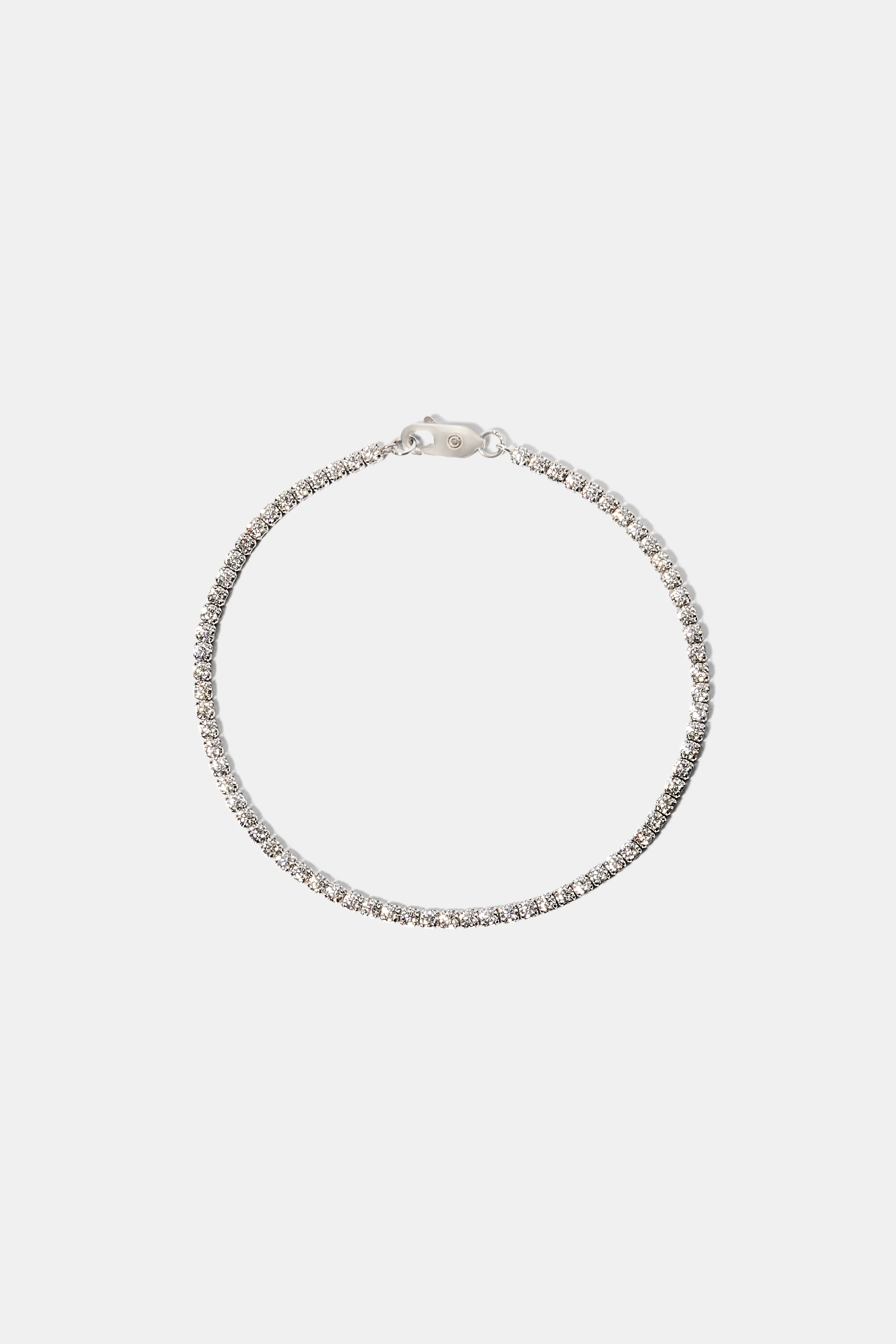 2.5mm Moissanite Micro Tennis Bracelet - Image 2