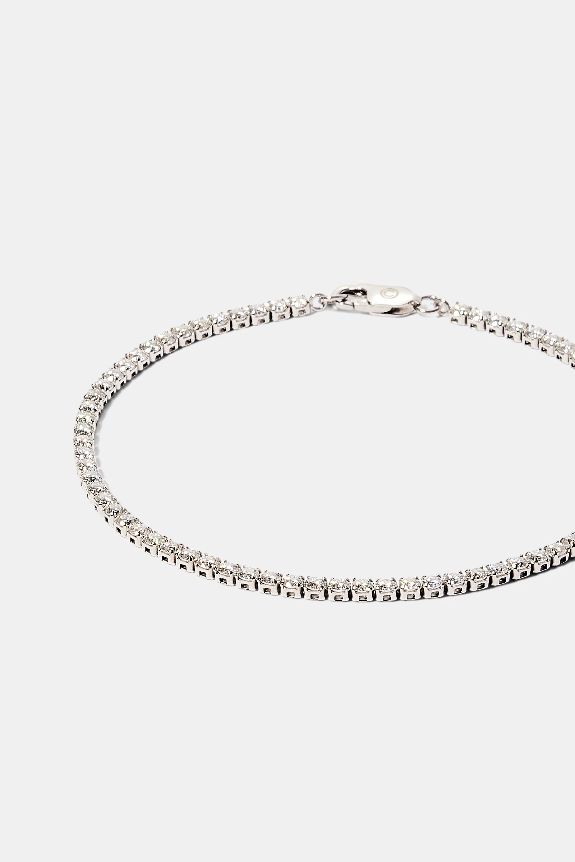 2.5mm Moissanite Micro Tennis Bracelet - Image 3