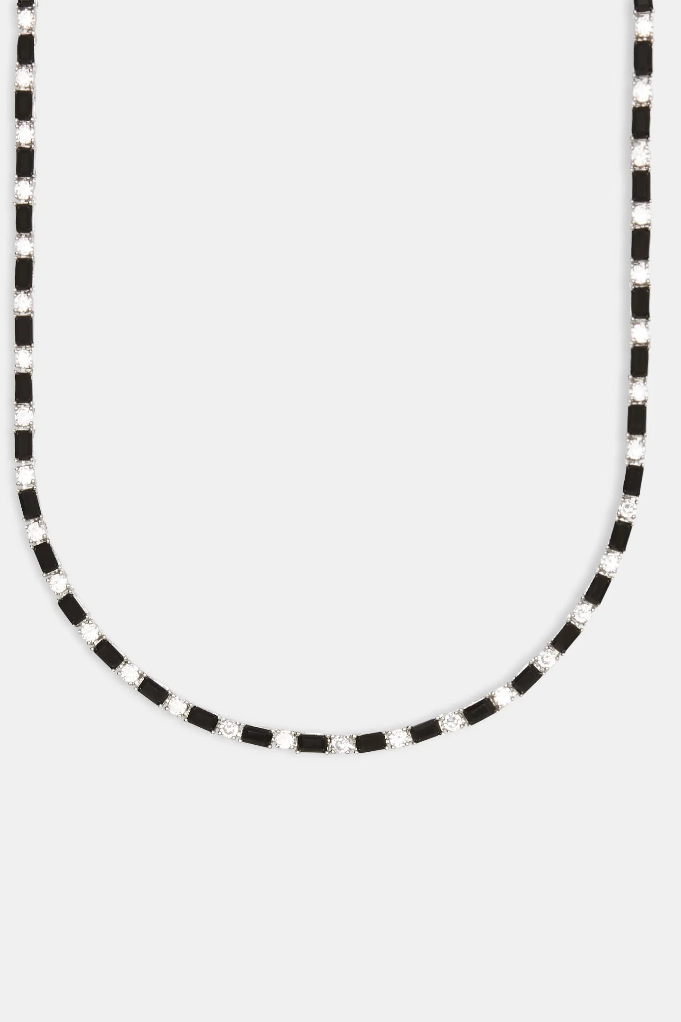2mm Black And White Tennis Chain - Image 2