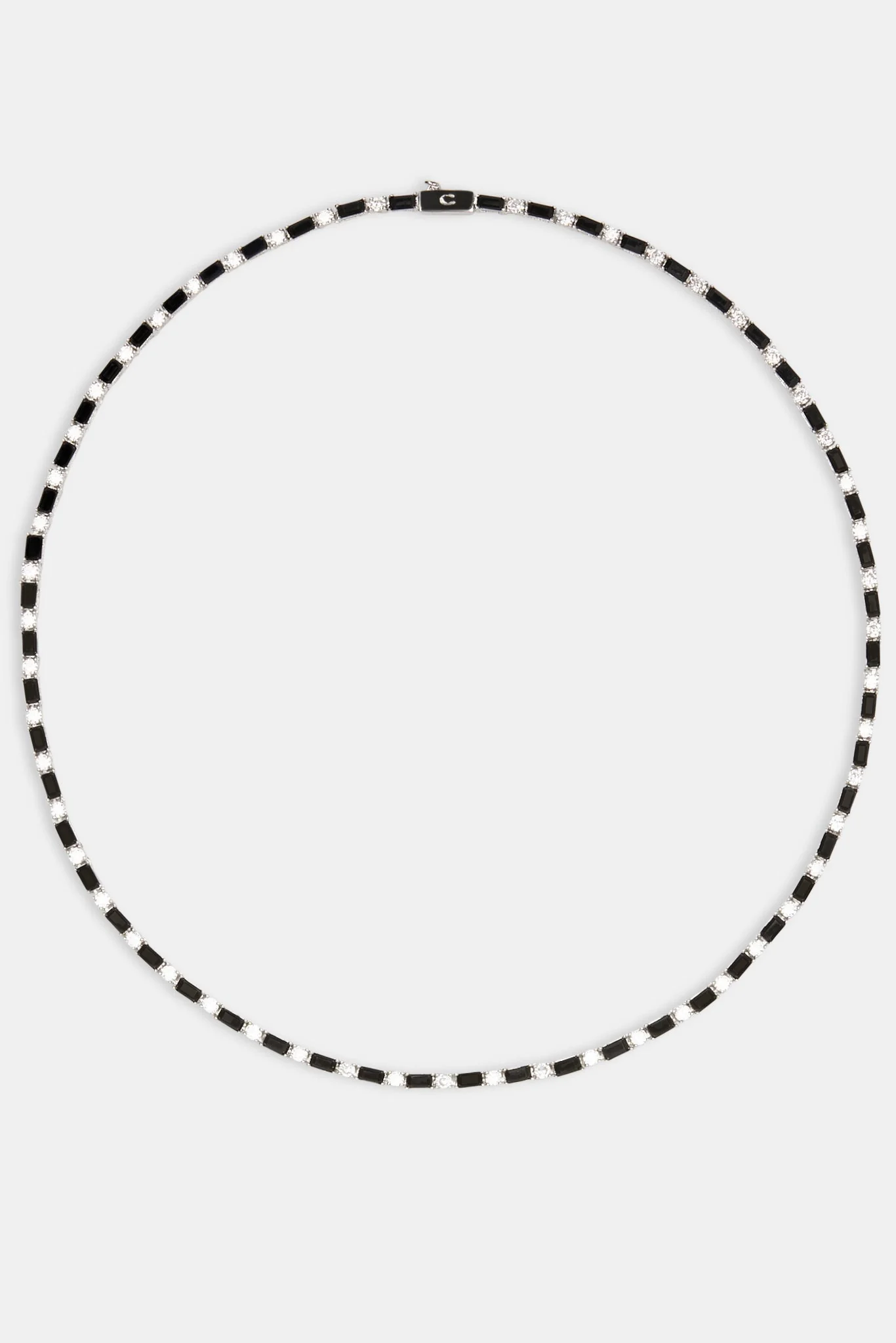 2mm Black And White Tennis Chain - Image 4