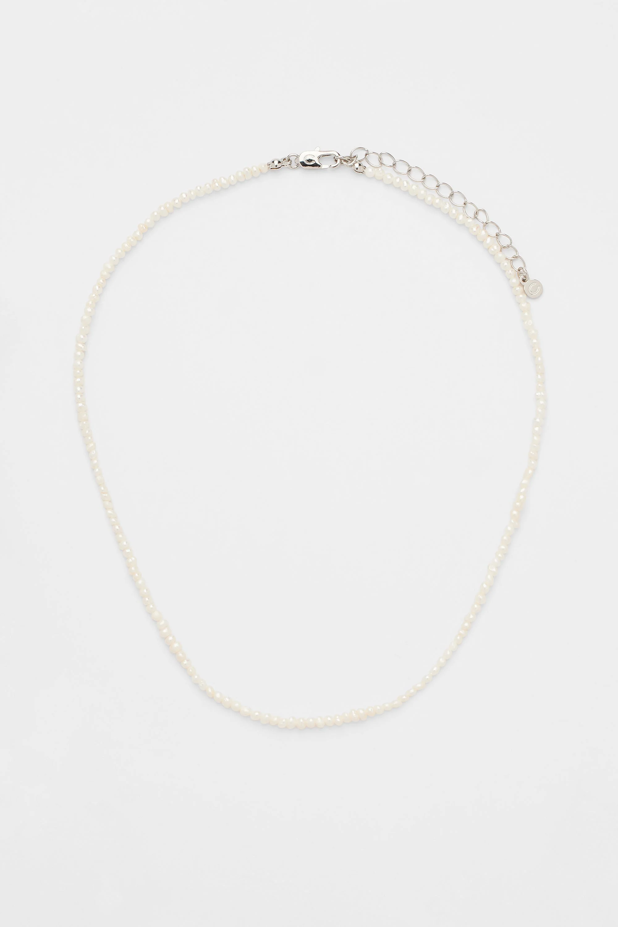 2mm Freshwater Pearl Necklace - Image 2
