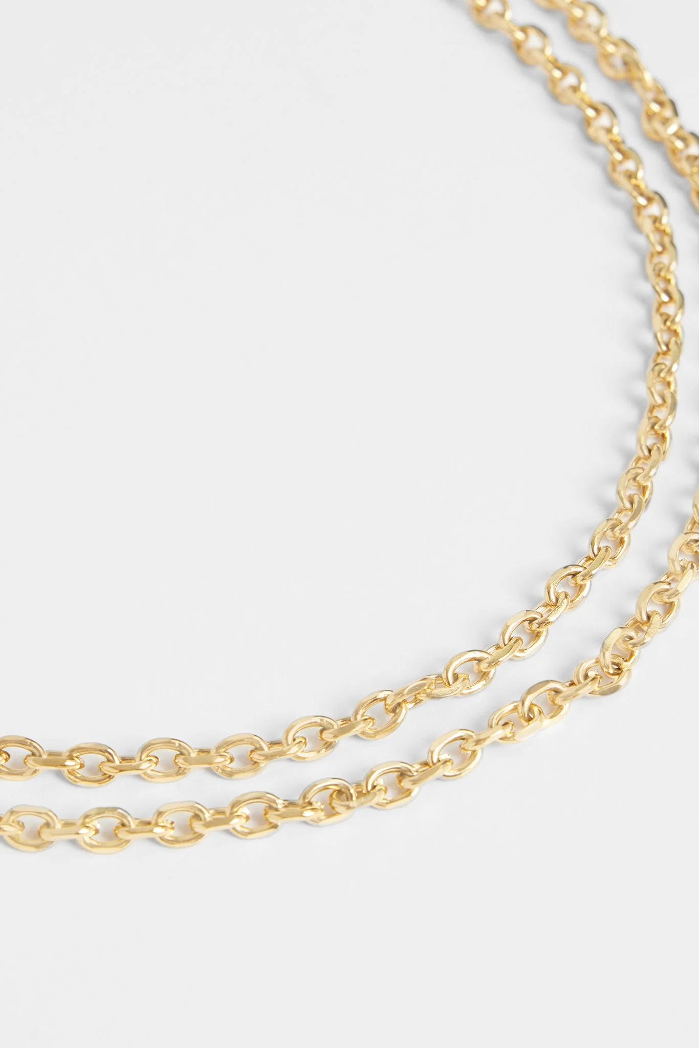 3mm Double Hermes Chain - Gold - Image 2