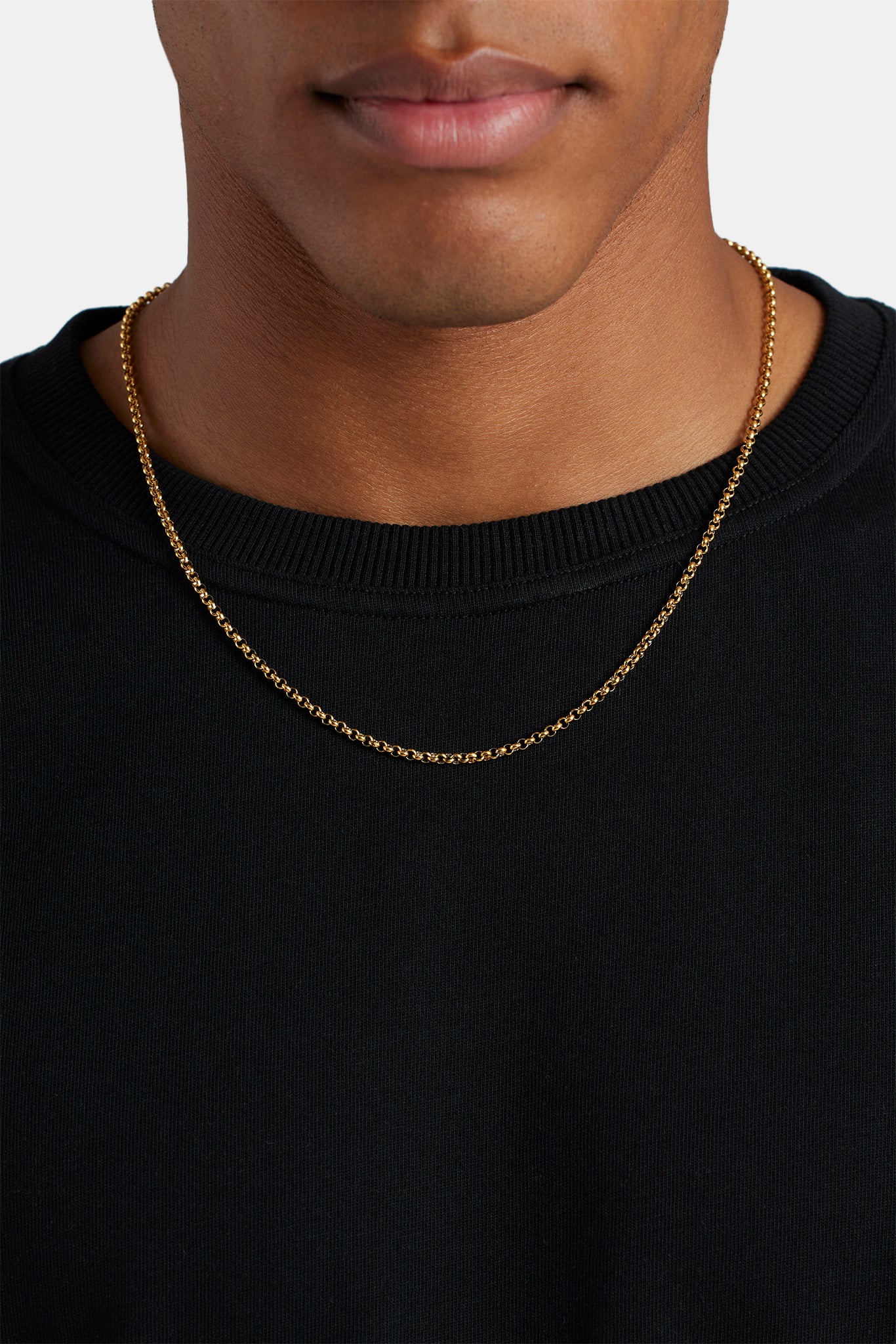 3mm Rolo Chain - Gold - Image 2