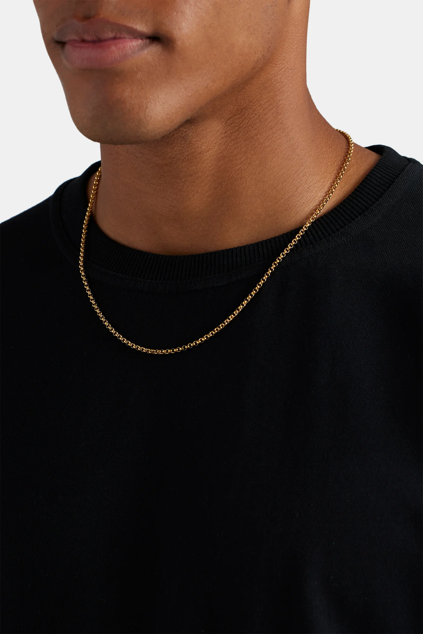3mm Rolo Chain - Gold - Image 3