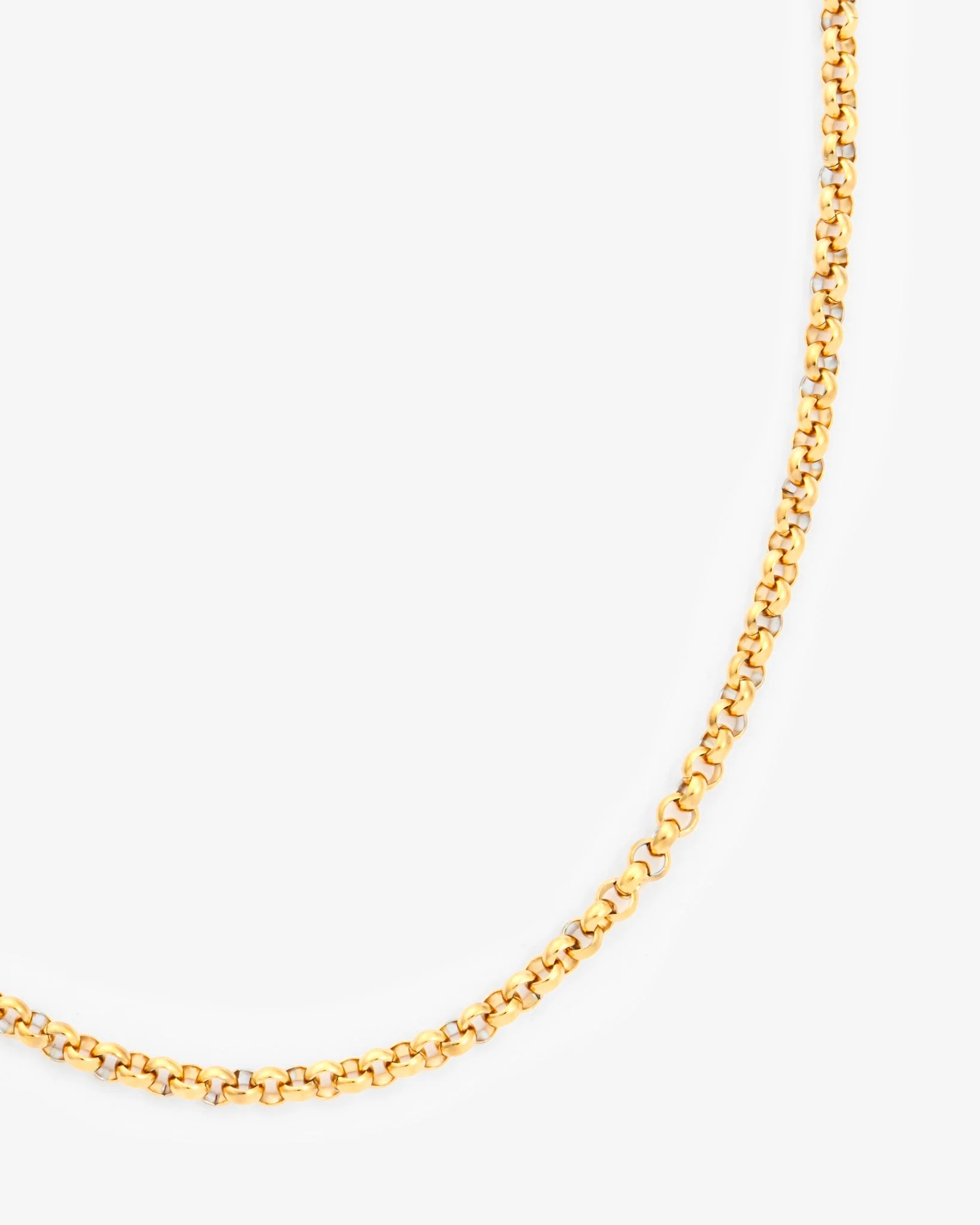 3mm Rolo Chain - Gold - Image 4