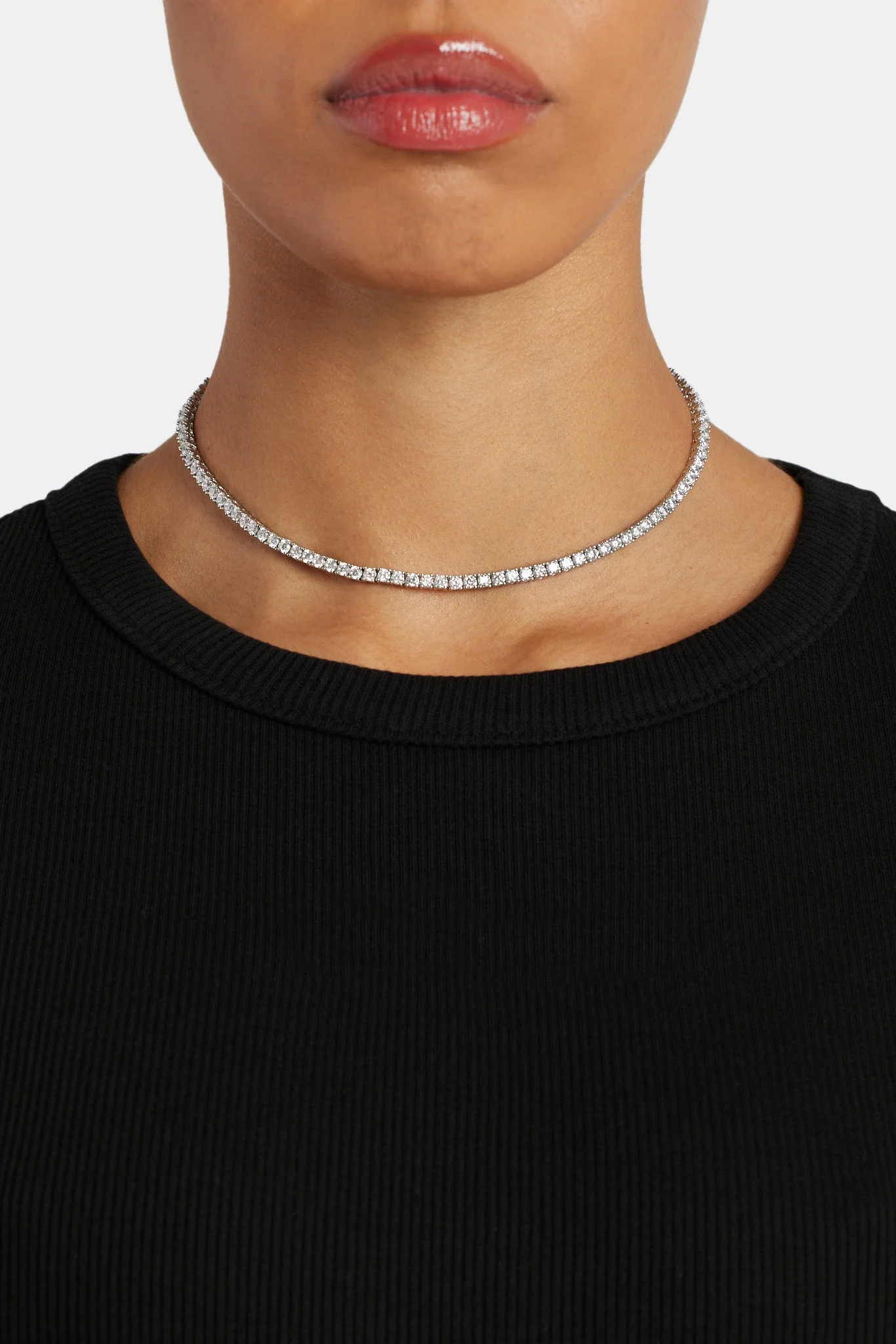3mm Tennis Chain Choker - Image 2