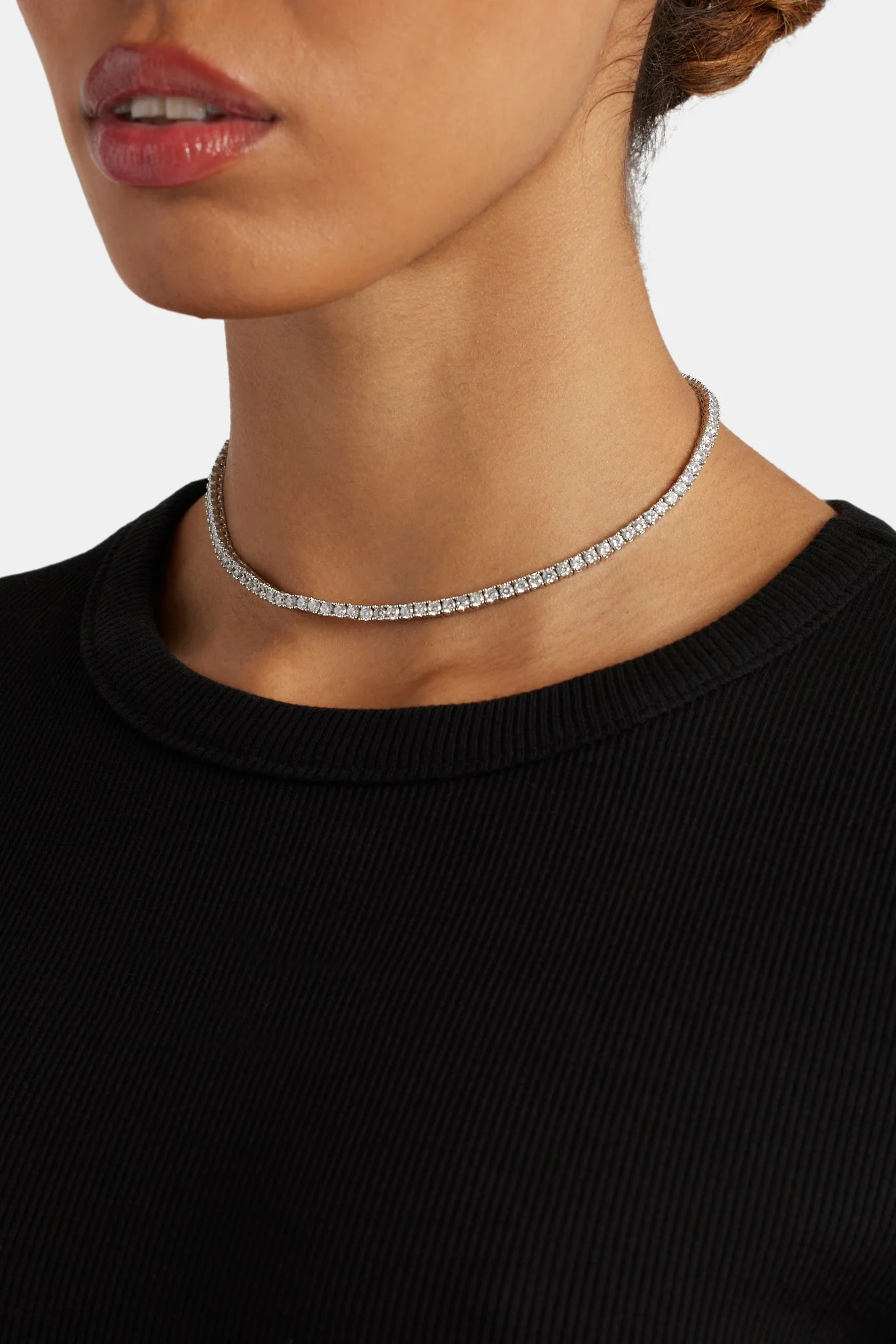 3mm Tennis Chain Choker - Image 4