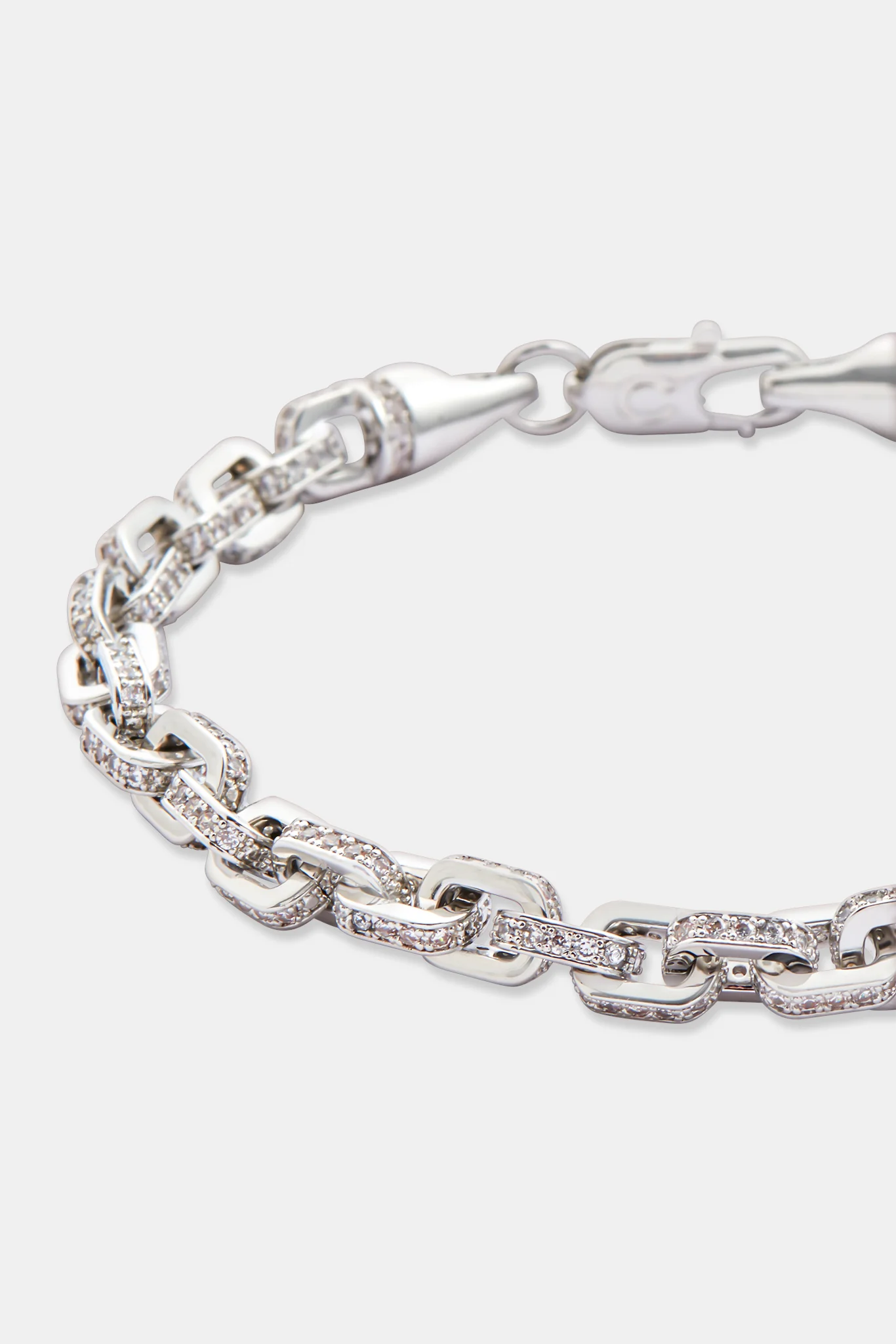 5.5mm Iced Box Bracelet - Image 3