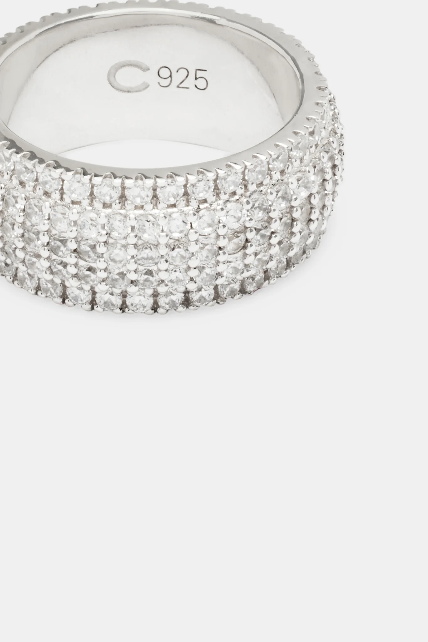 5 Row Band Ring - 10mm - Image 3