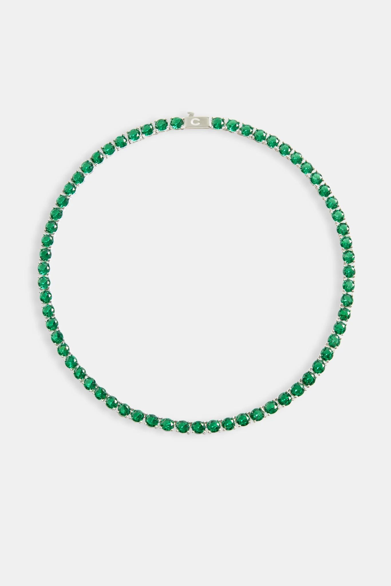 5mm Green Tennis Chain Choker - Image 5