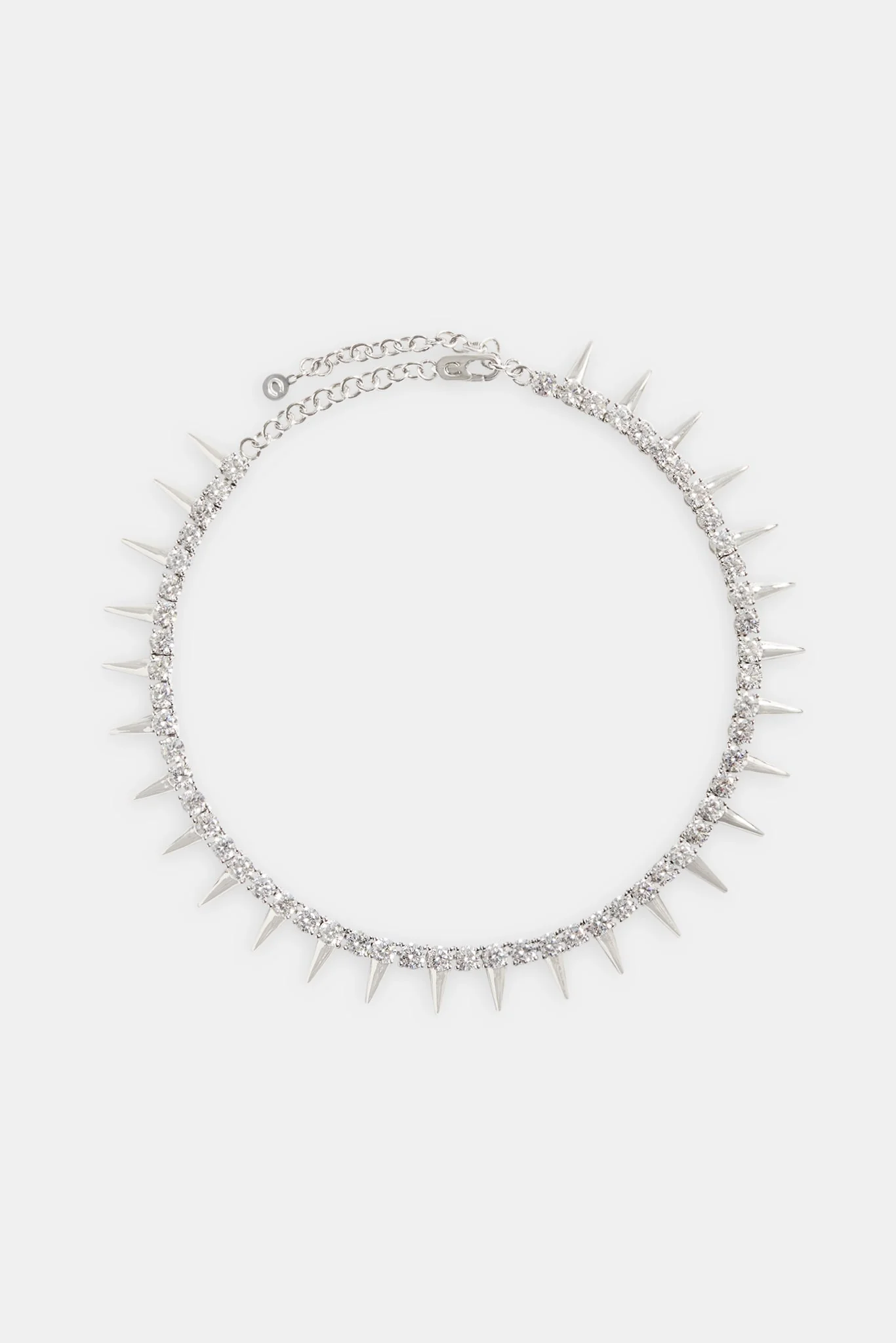 5mm Iced CZ Tennis Spike Choker - Image 4
