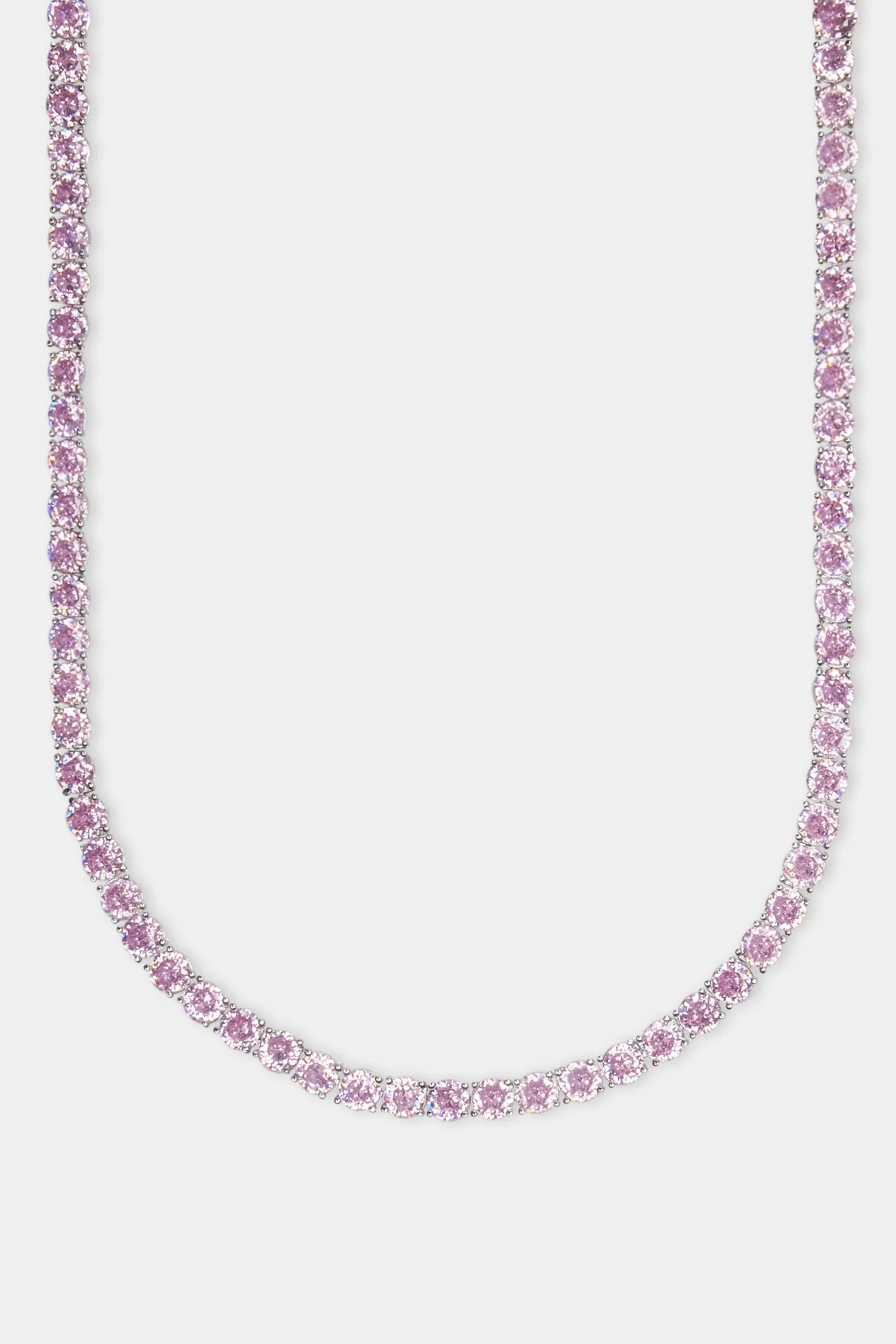 5mm Pastel Pink Tennis Chain - Image 2