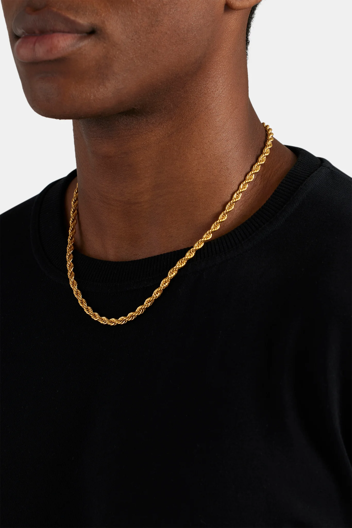 5mm Rope Chain - Gold - Image 3