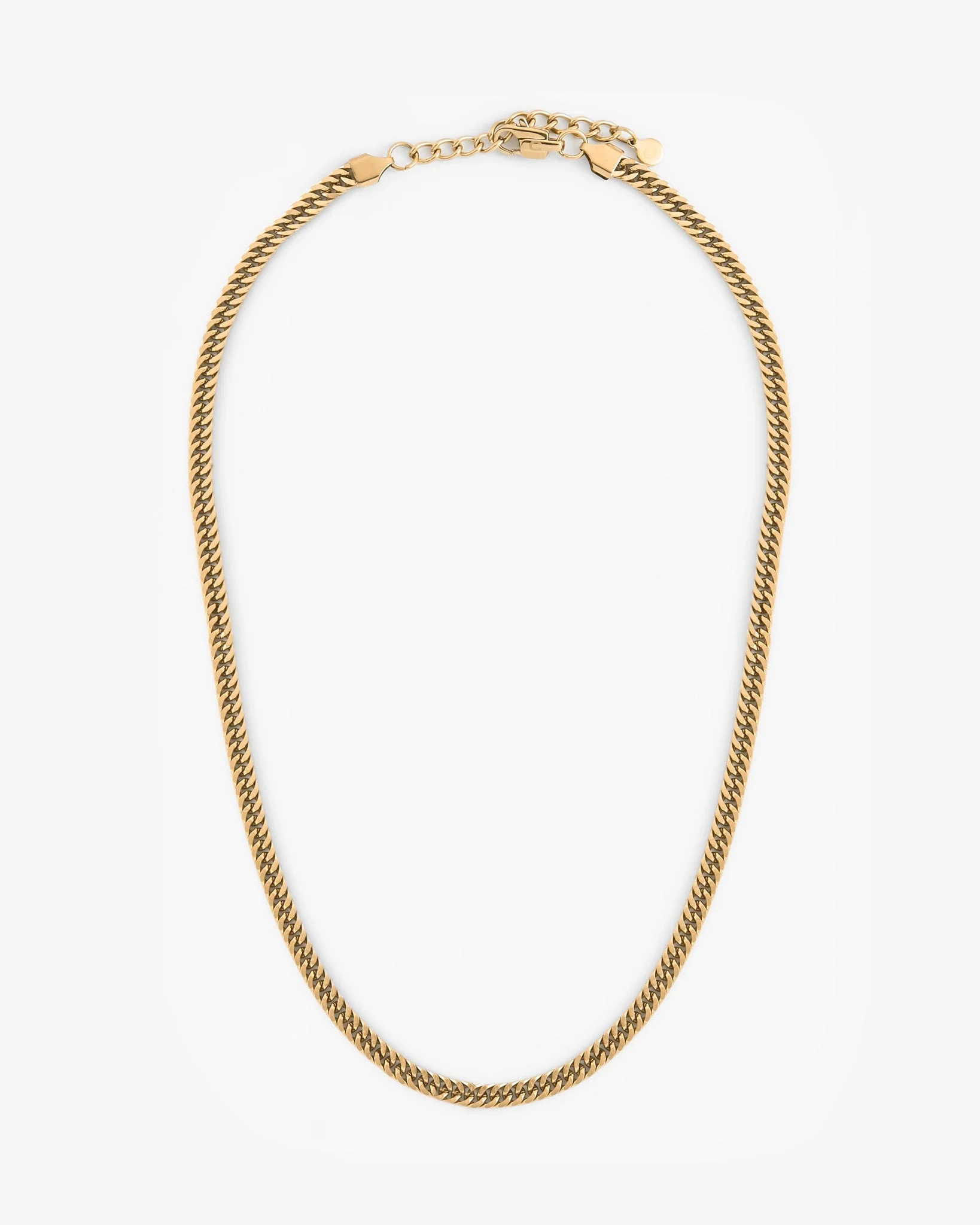 Square Cuban Chain - Gold