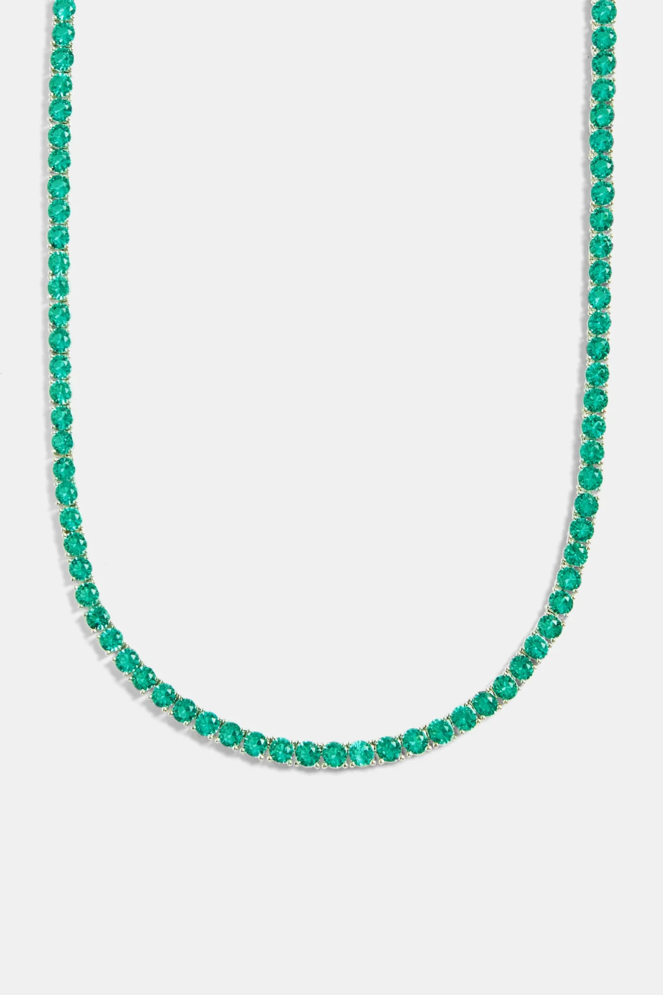 5mm Tennis Chain - Aqua - Image 4
