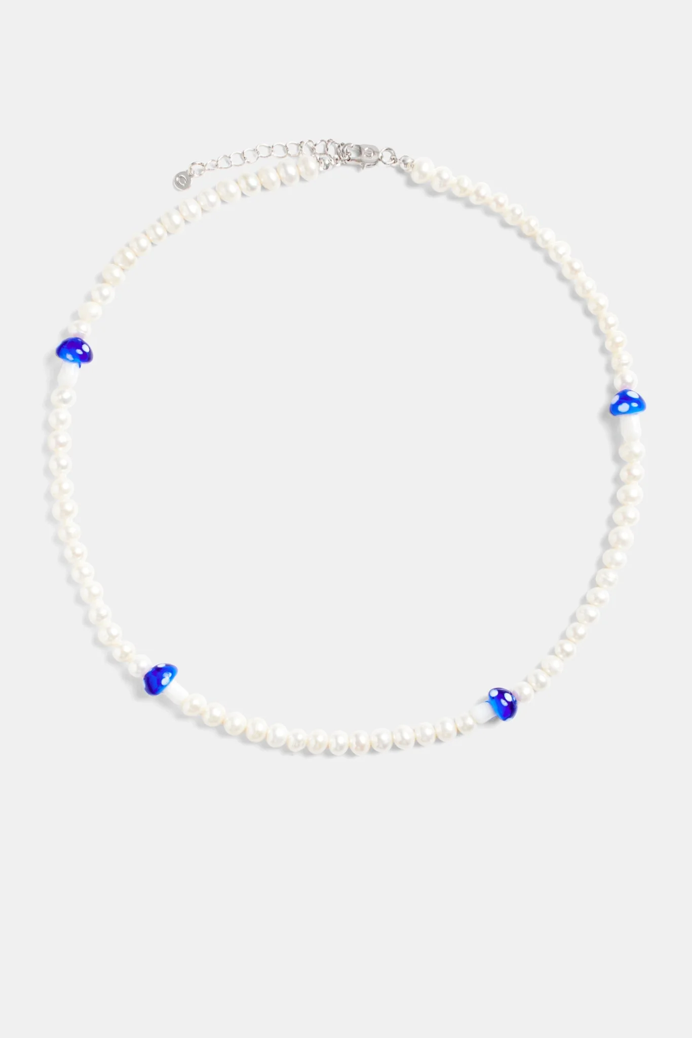 6mm Freshwater Pearl Mushroom Bead Necklace - Image 3