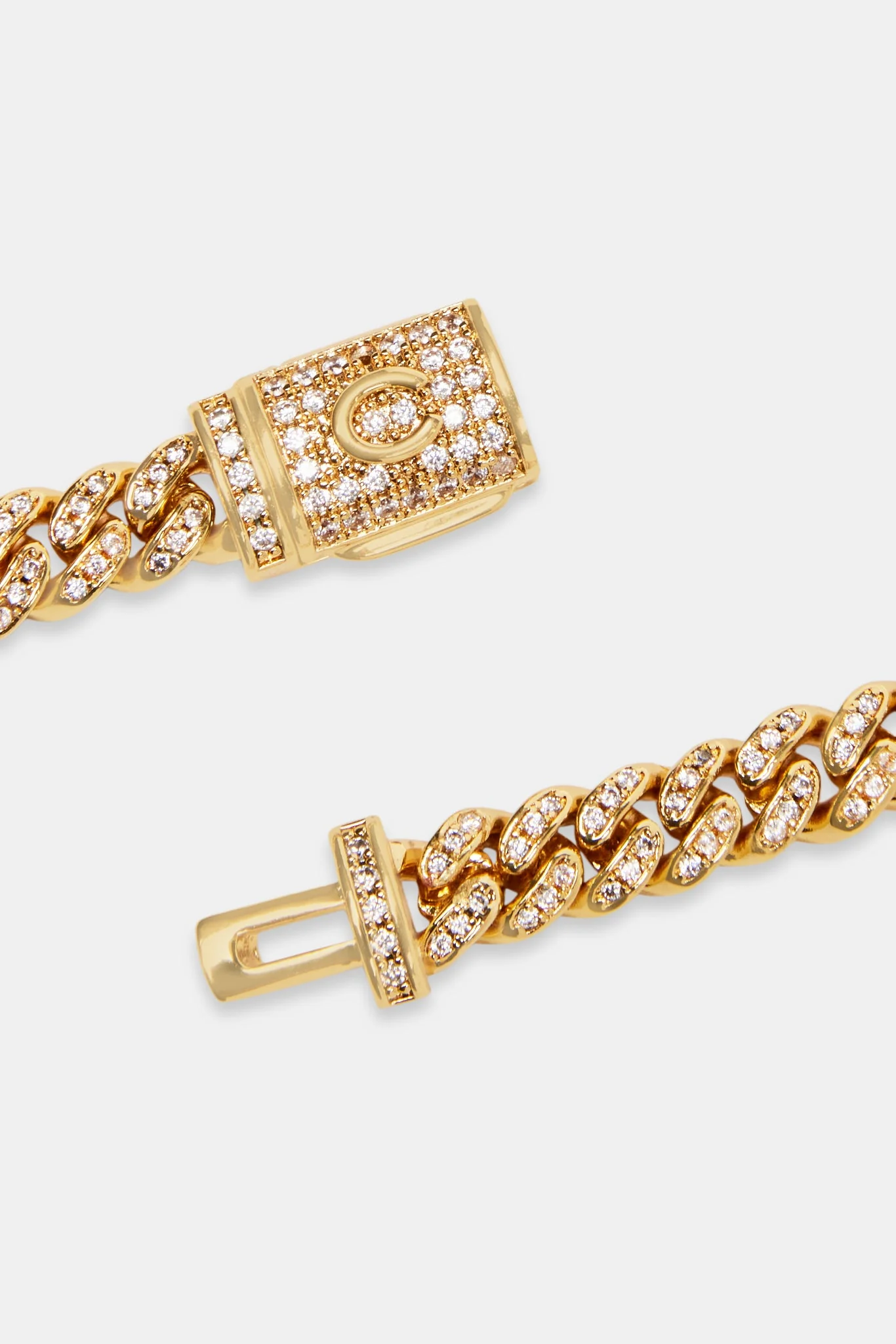 6mm Gold Plated Iced Cuban Chain - Image 5