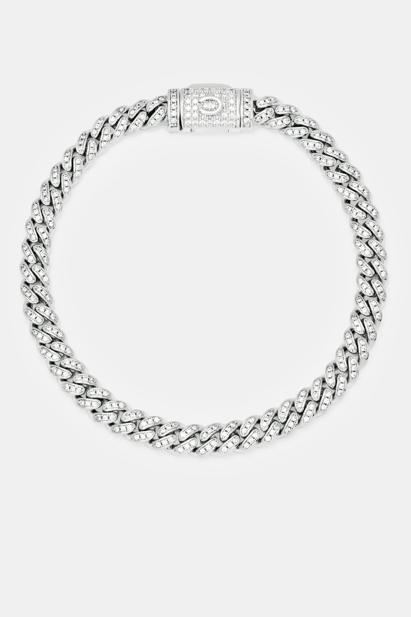 6mm Iced Cuban Bracelet - Image 2