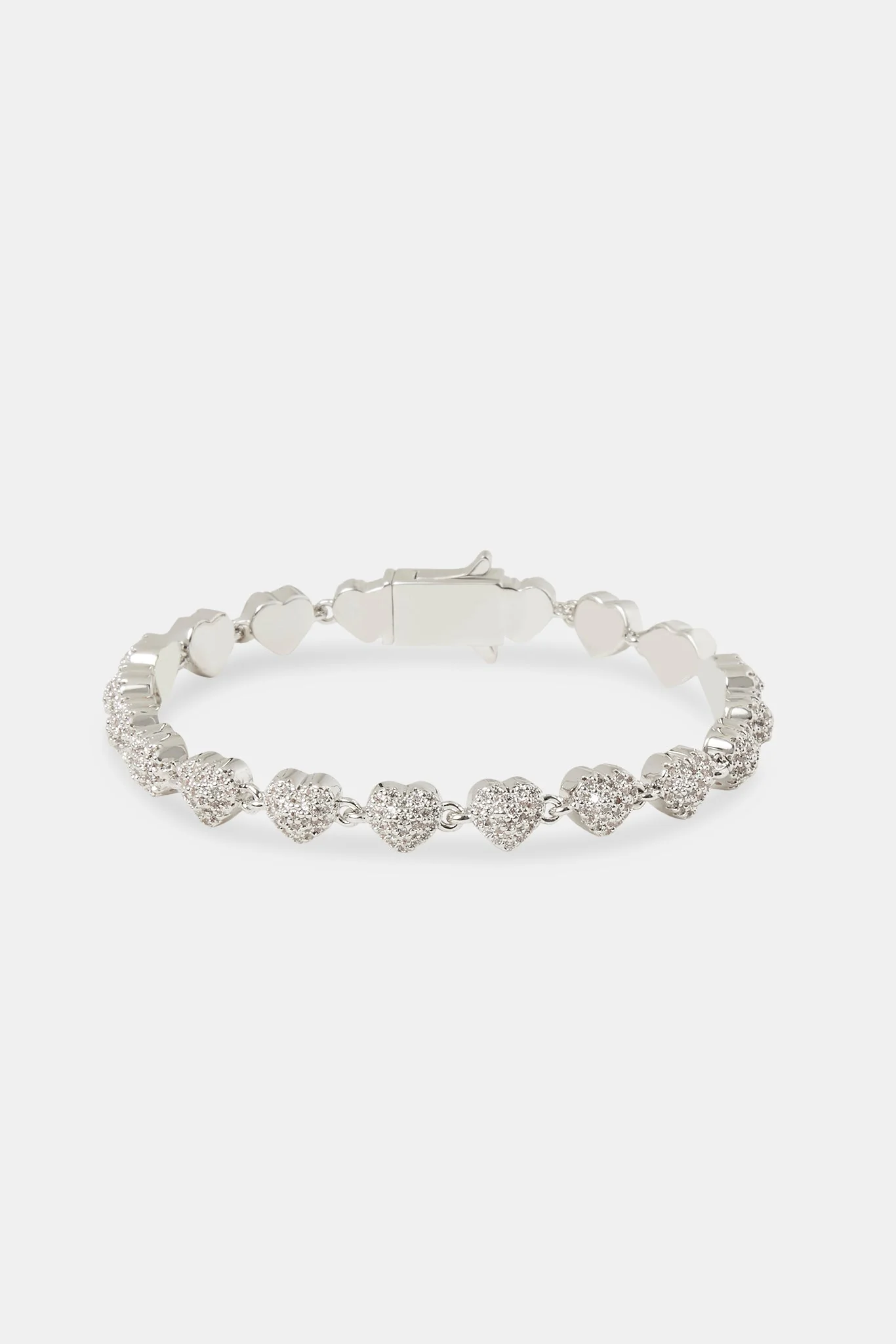 6mm Iced Heart Bracelet - Image 2