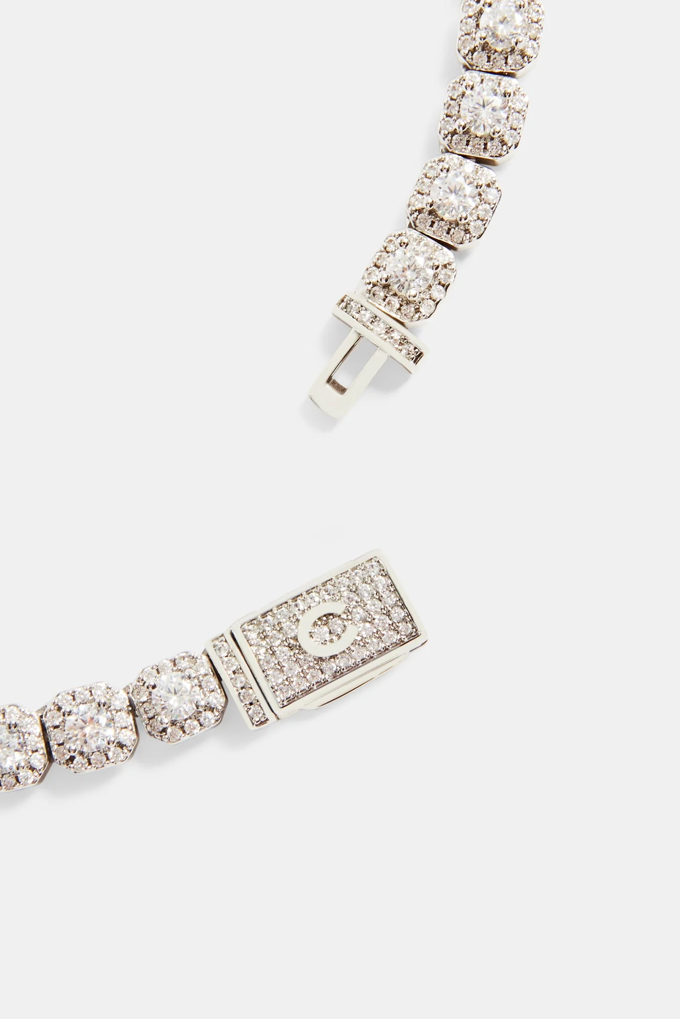 7mm Iced Clustered Tennis Chain Choker - Image 3