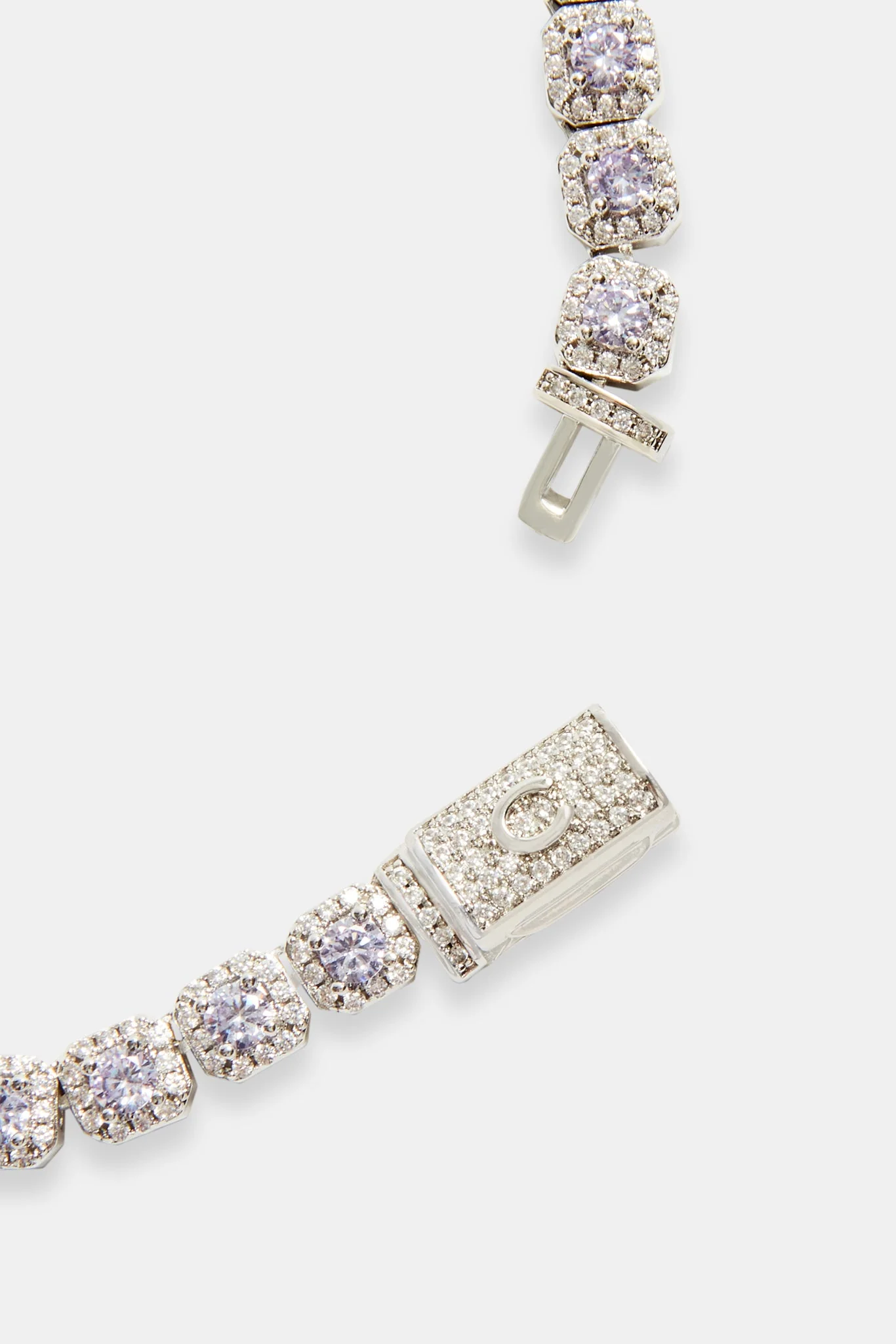 7mm Iced Lilac CZ Cluster Choker - Image 5