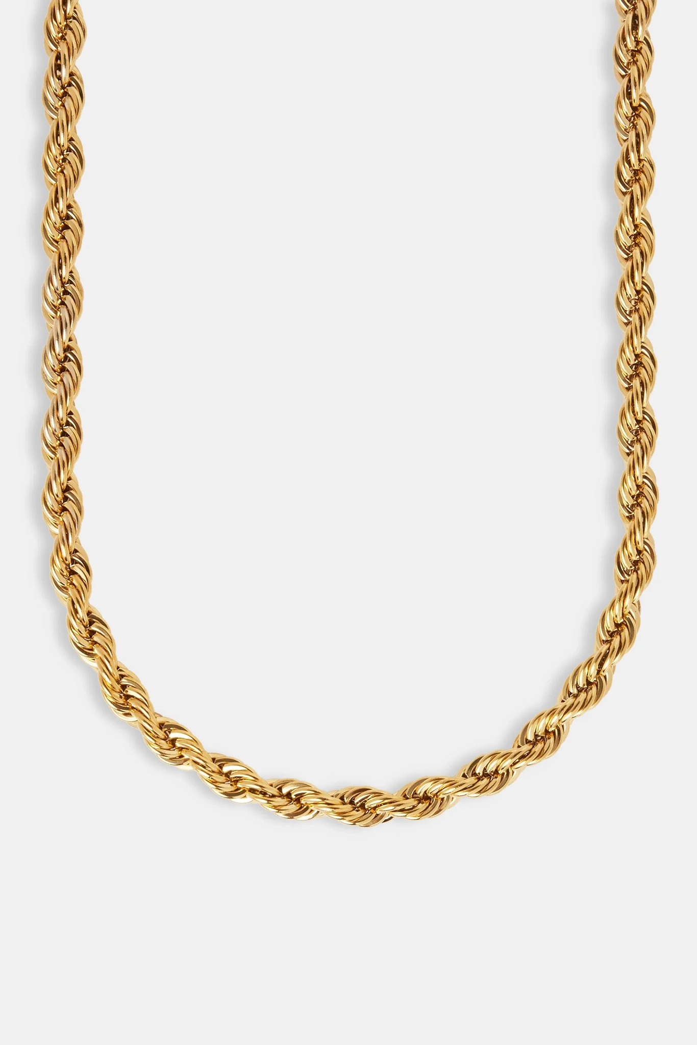 7mm Rope Chain - Gold - Image 2