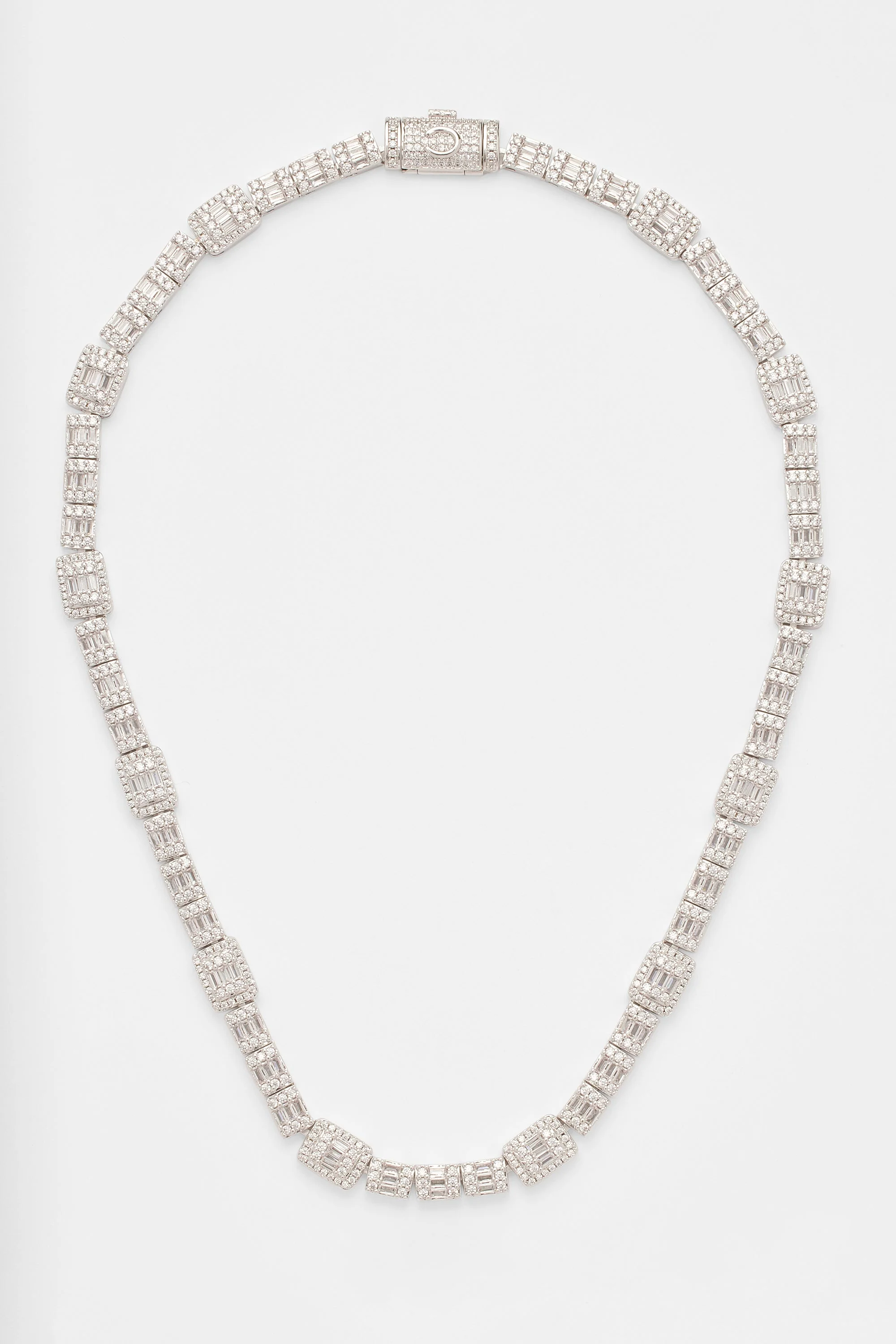 8mm Iced Baguette Tennis Chain