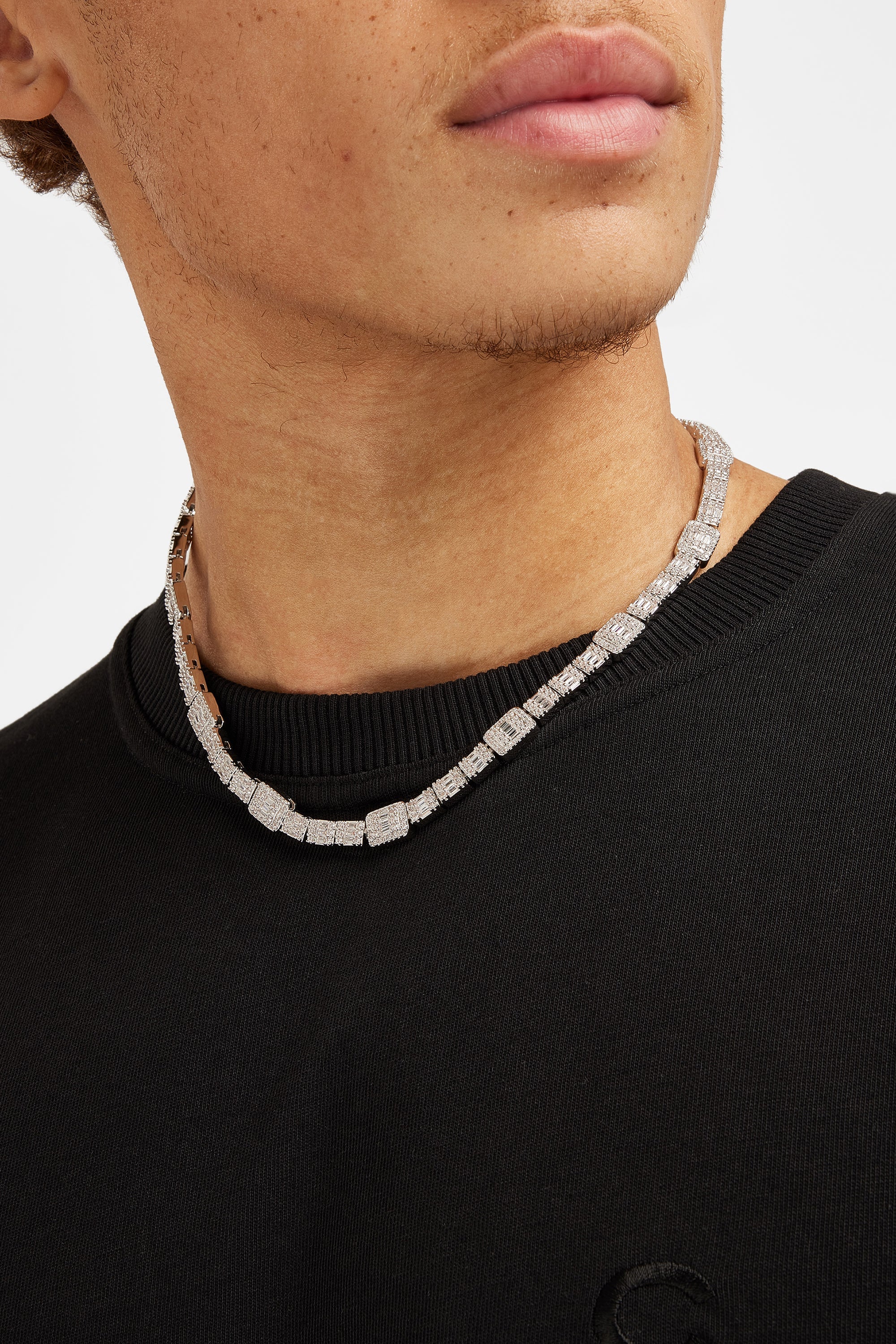 8mm Iced Baguette Tennis Chain - Image 2