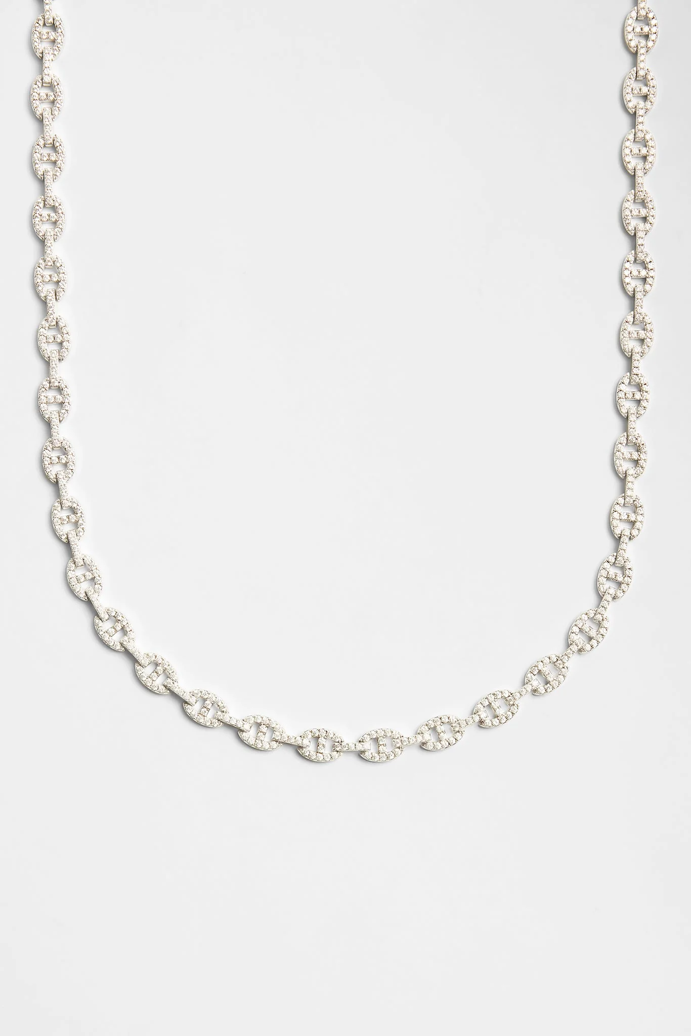 8mm Iced CZ Coffee Bean Chain - Image 2