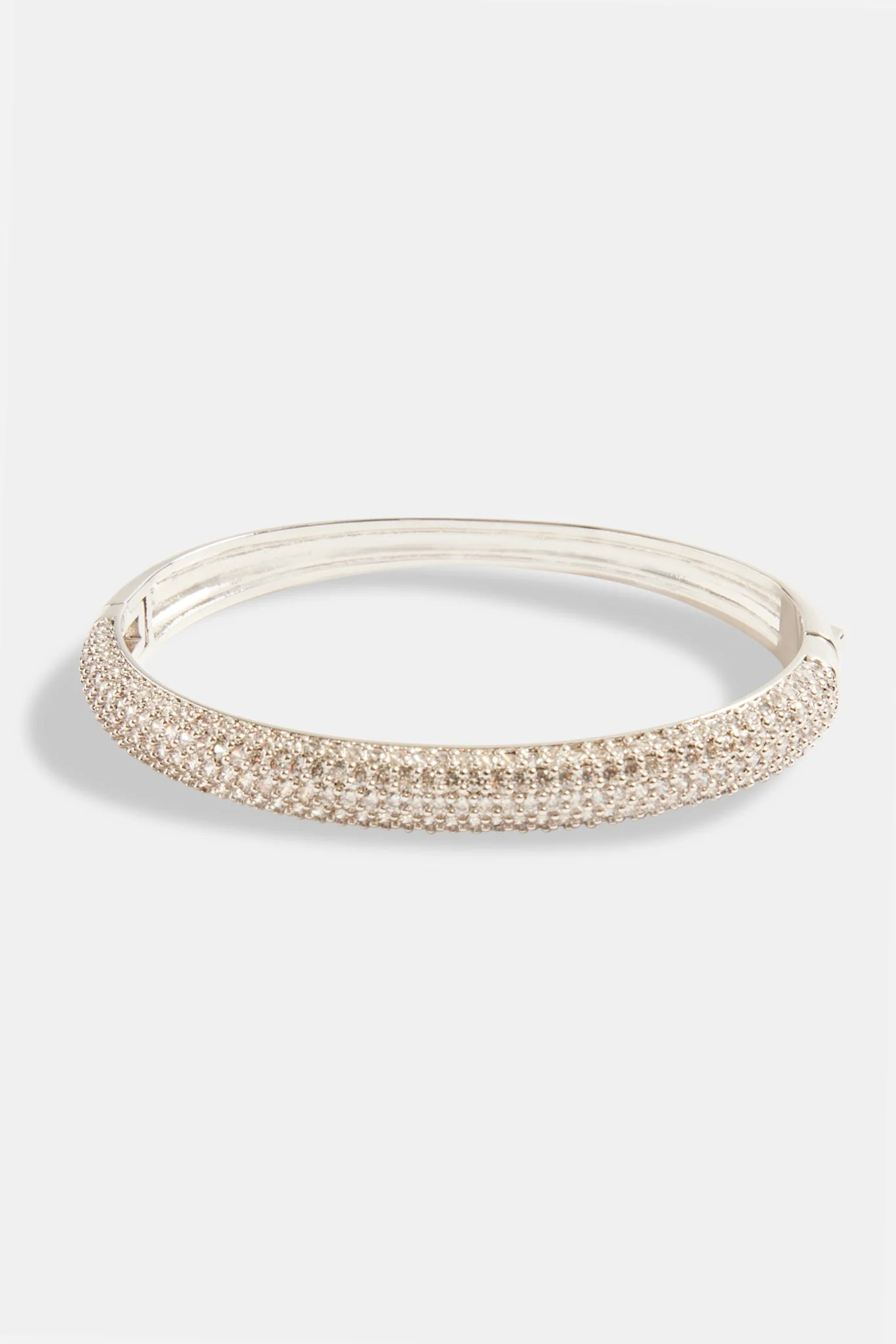 8mm Iced CZ Pave Bangle - Image 2