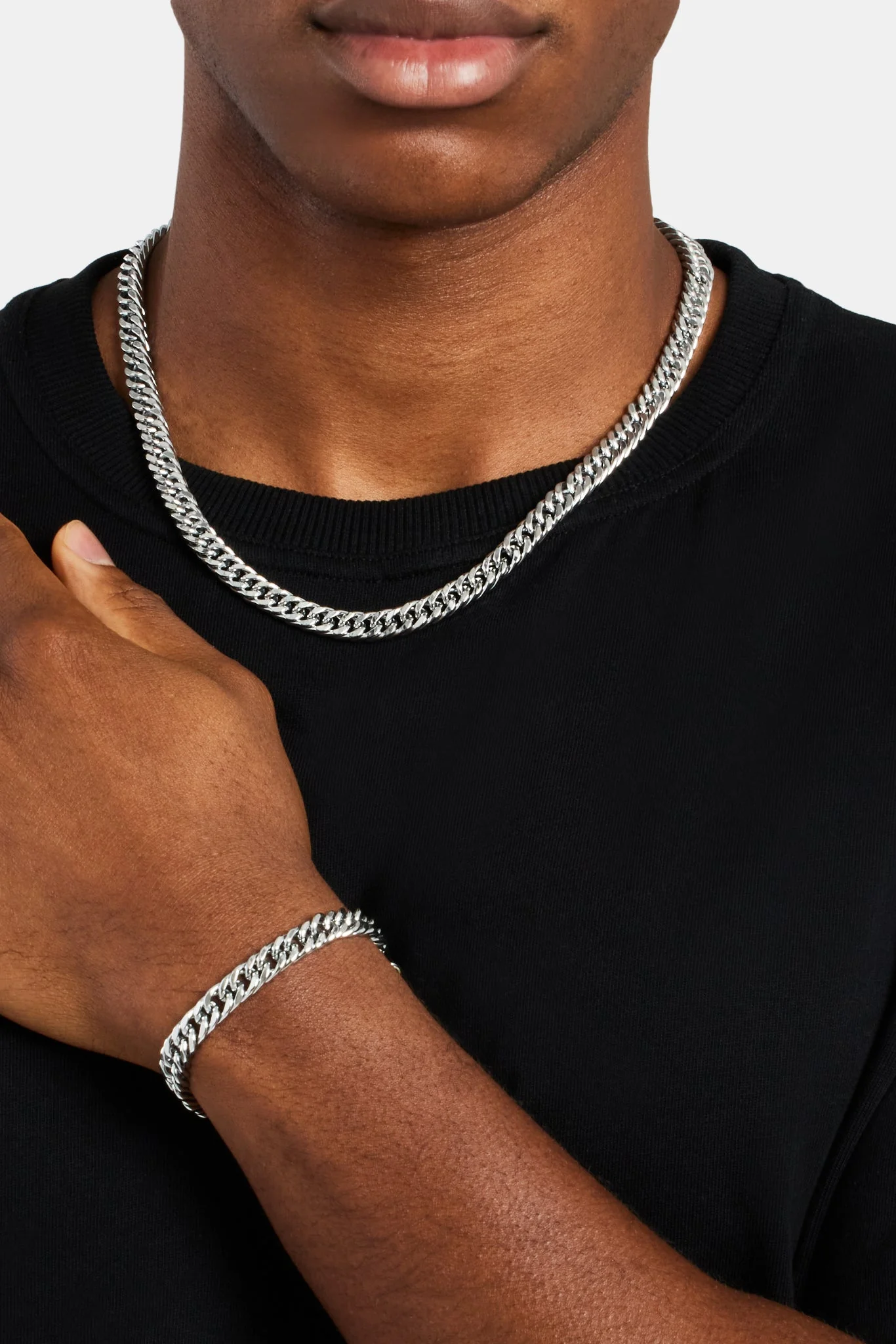8mm Square Cuban Chain - Image 4
