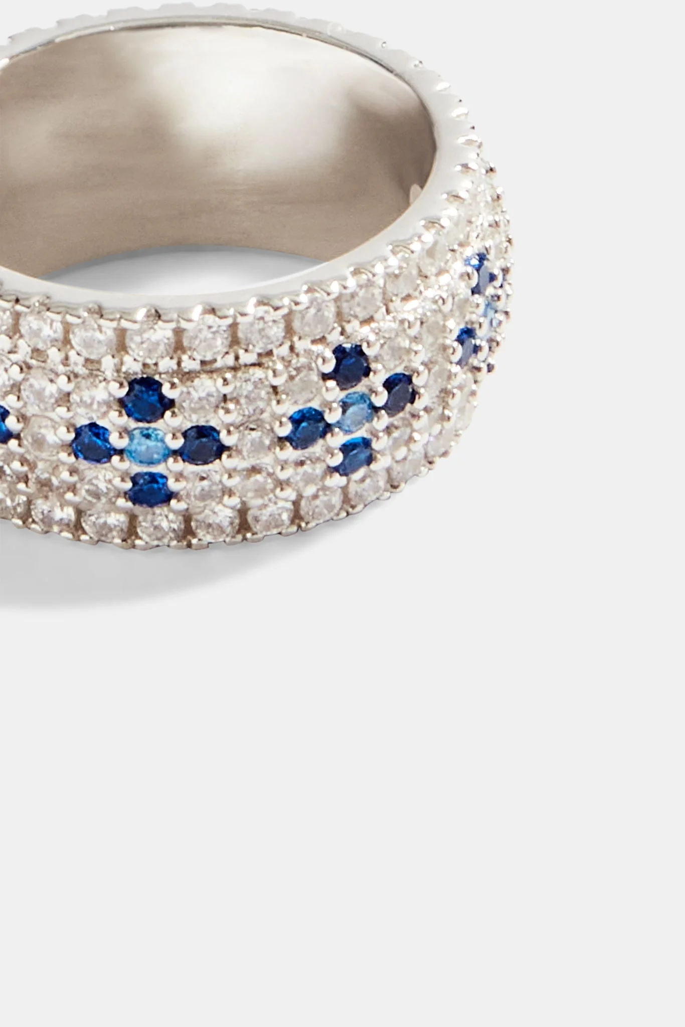925 10mm Iced CZ Ring - Image 3
