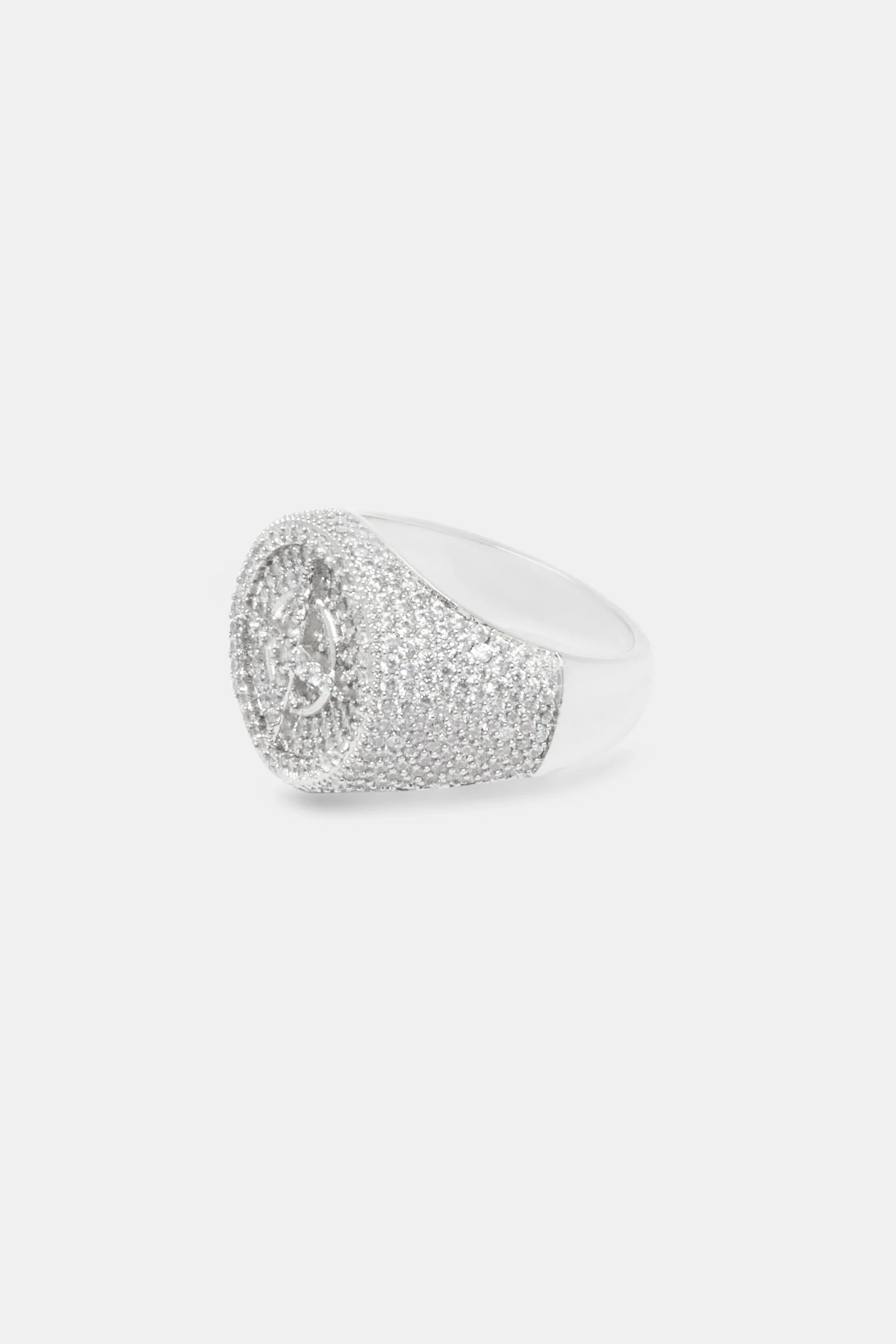 925 Iced Compass Signet Ring - Image 3
