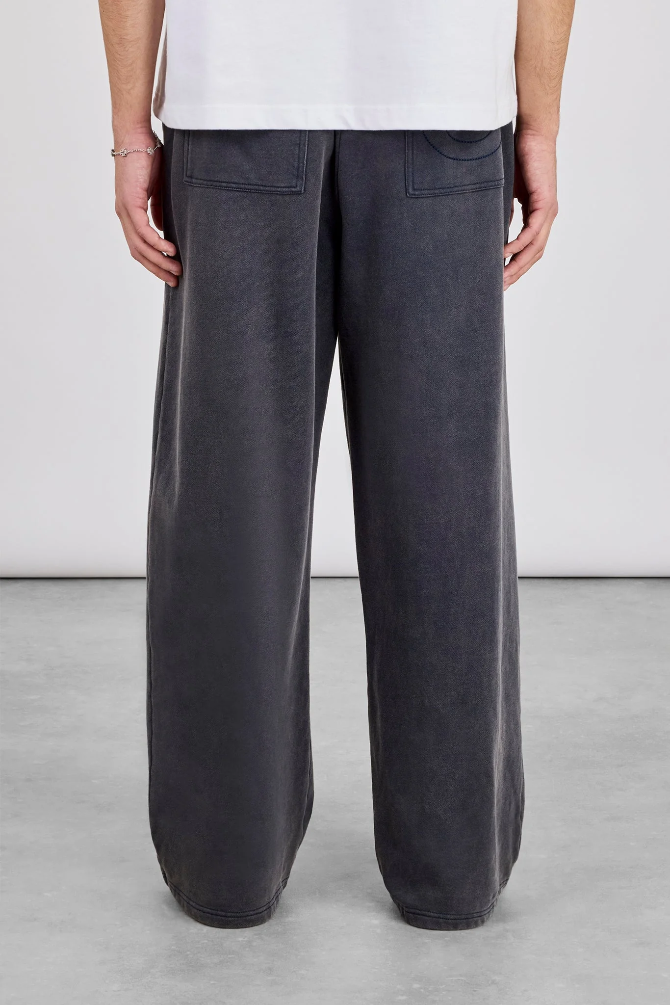 Acid Wash Baggy Jogger - Washed Navy - Image 4