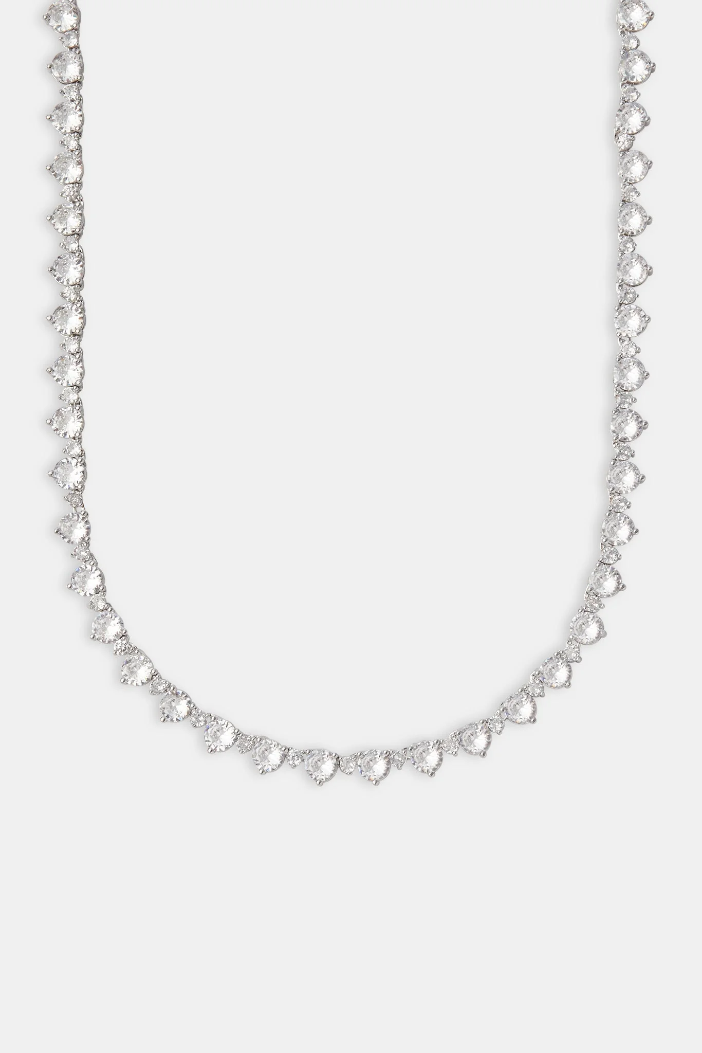 Alternating Round Tennis Chain - 6mm - Image 2