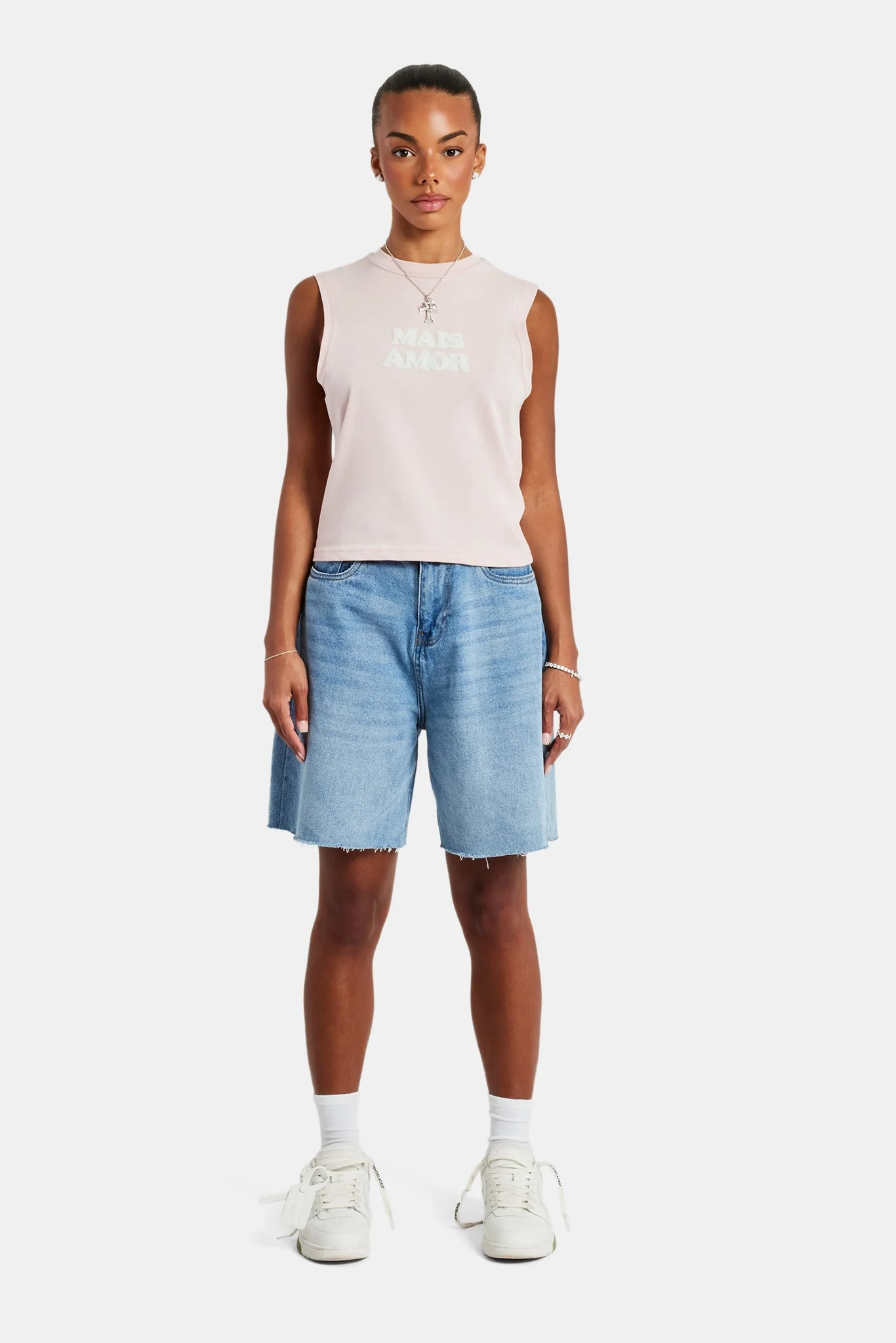 Amour Tank Top - Dusty Pink - Image 6