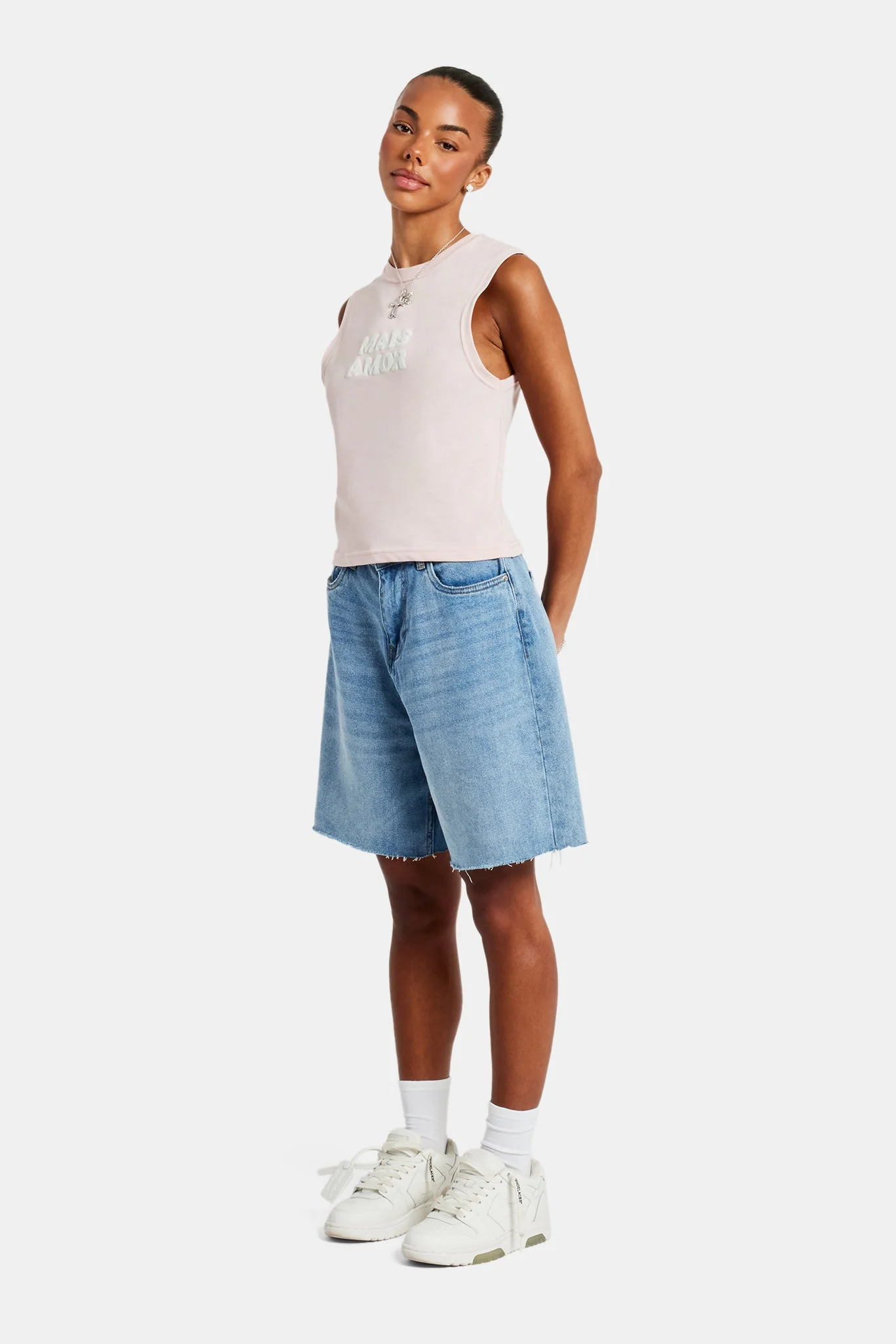 Amour Tank Top - Dusty Pink - Image 7
