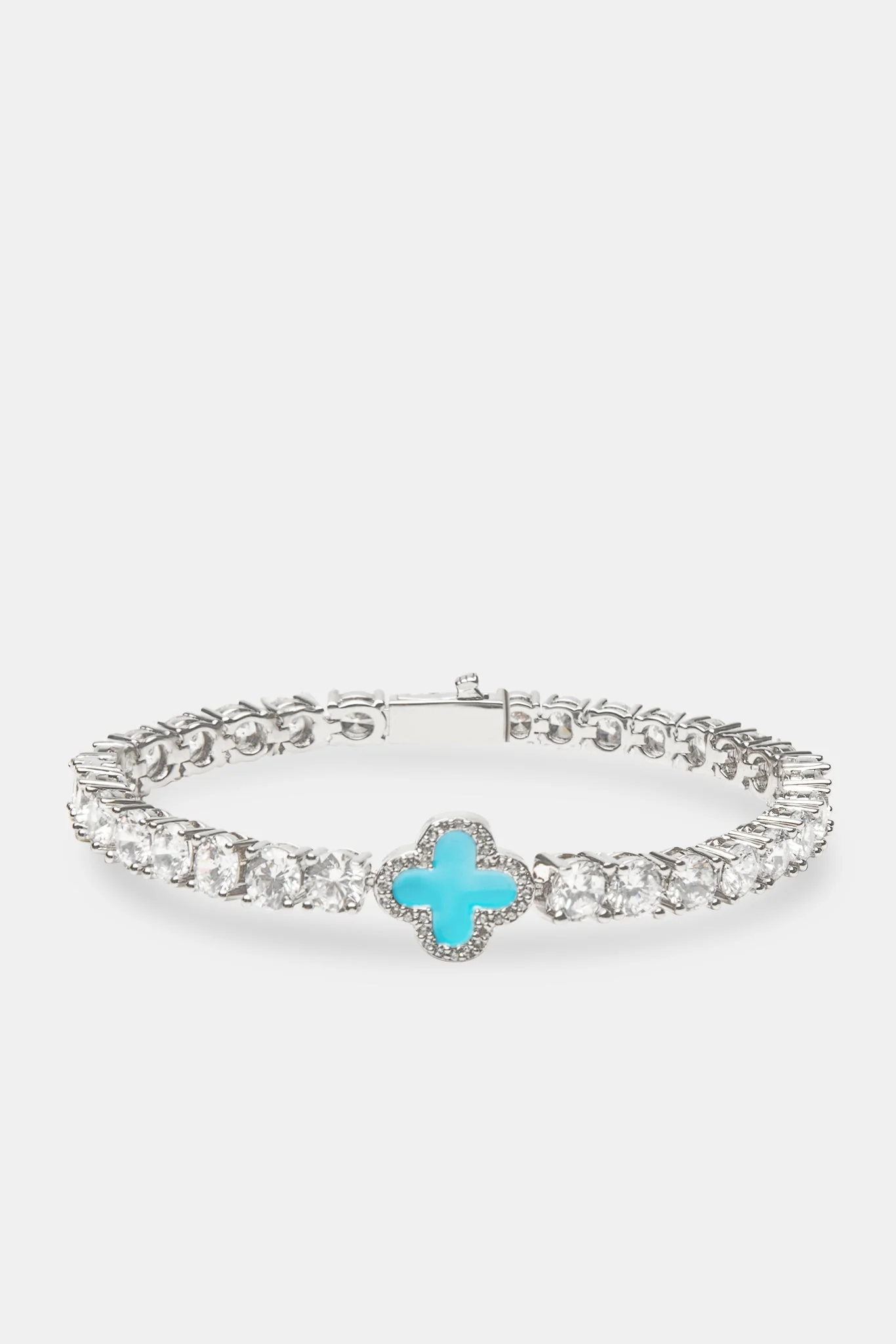 Baby Blue Motif Tennis Bracelet - Image 2