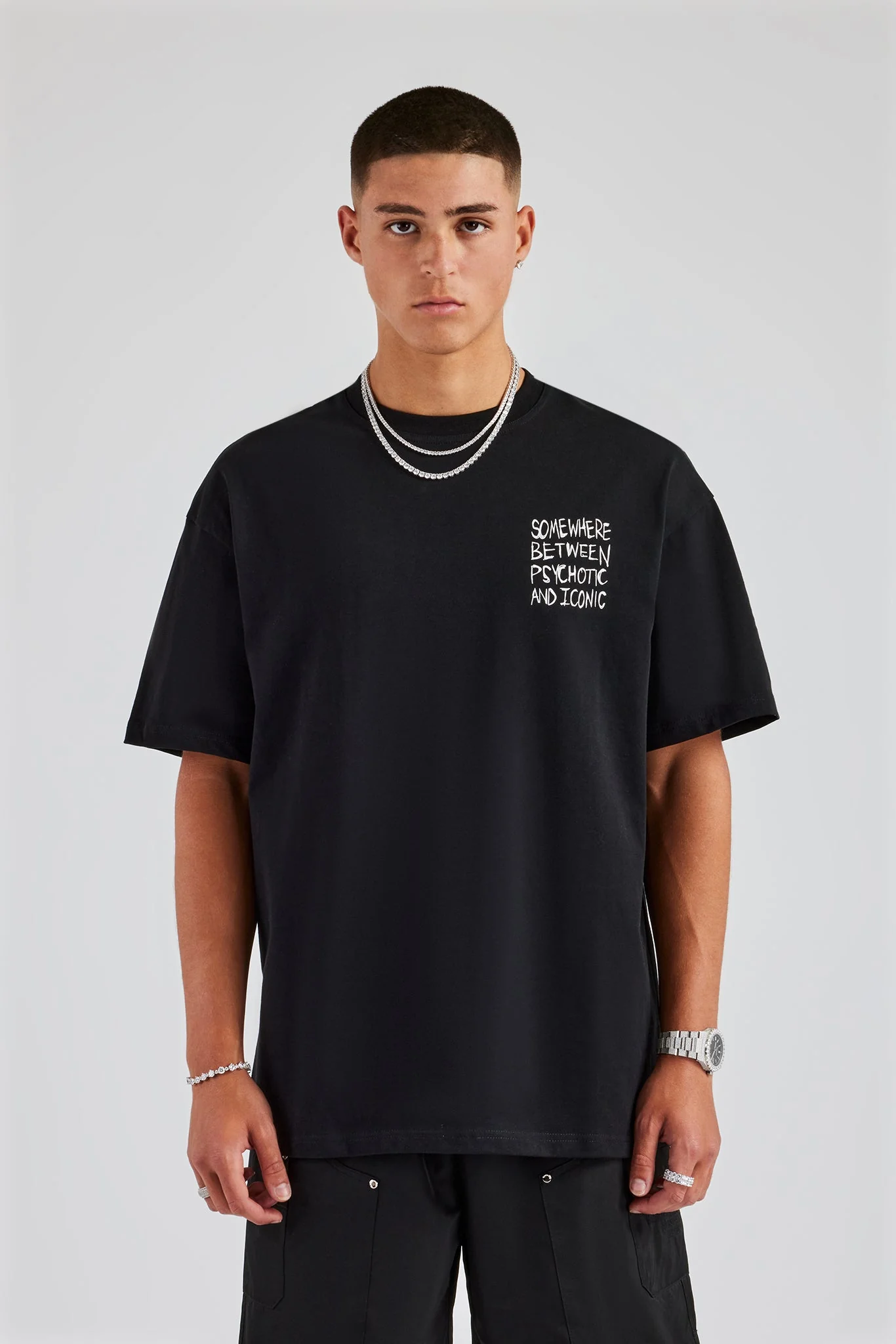 Back Quote Oversized T-Shirt - Image 2