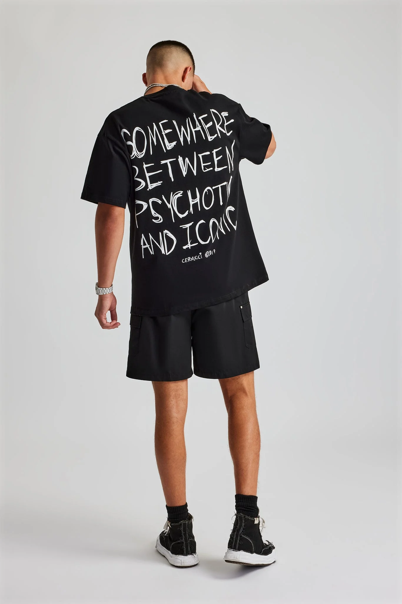 Back Quote Oversized T-Shirt - Image 4