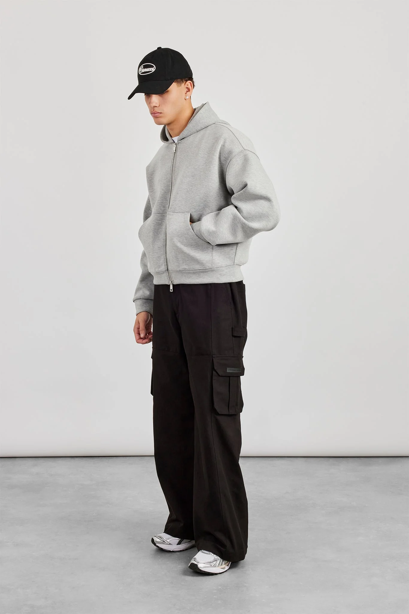 Baggy Cargo Pant - Black - Image 4